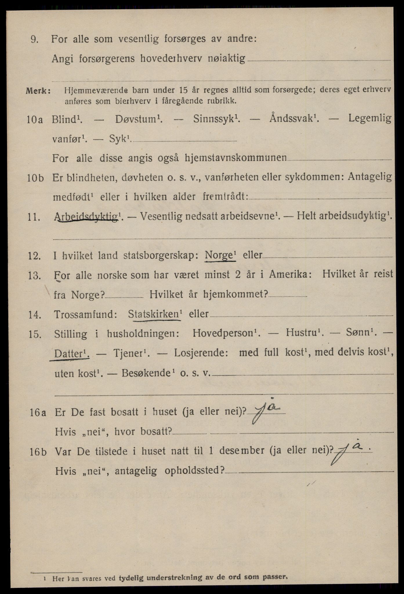 SAT, 1920 census for Ålesund, 1920, p. 25357