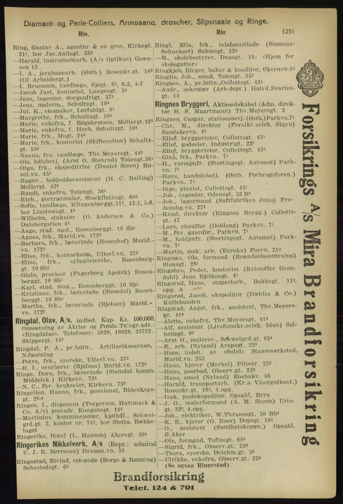 Kristiania/Oslo adressebok, PUBL/-, 1918, p. 1276