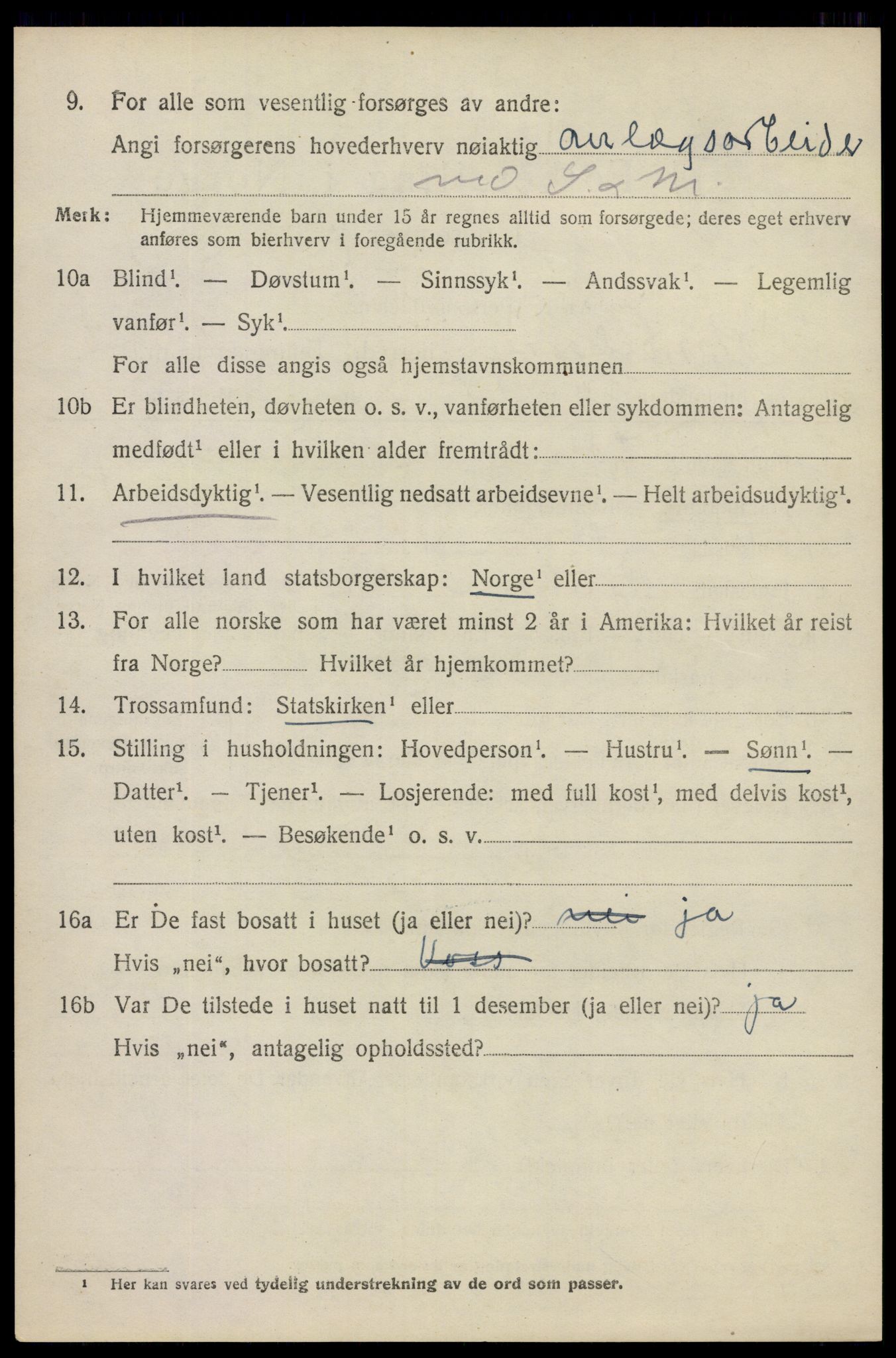 SAO, 1920 census for Spydeberg, 1920, p. 5132