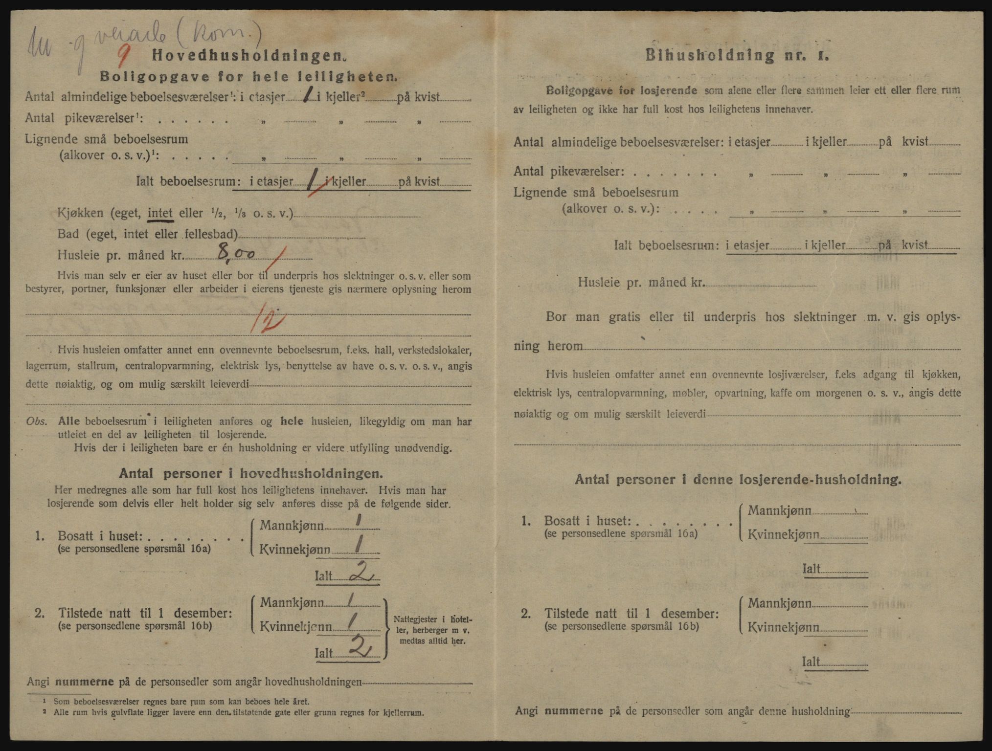 SATØ, 1920 census for Vardø, 1920, p. 1800