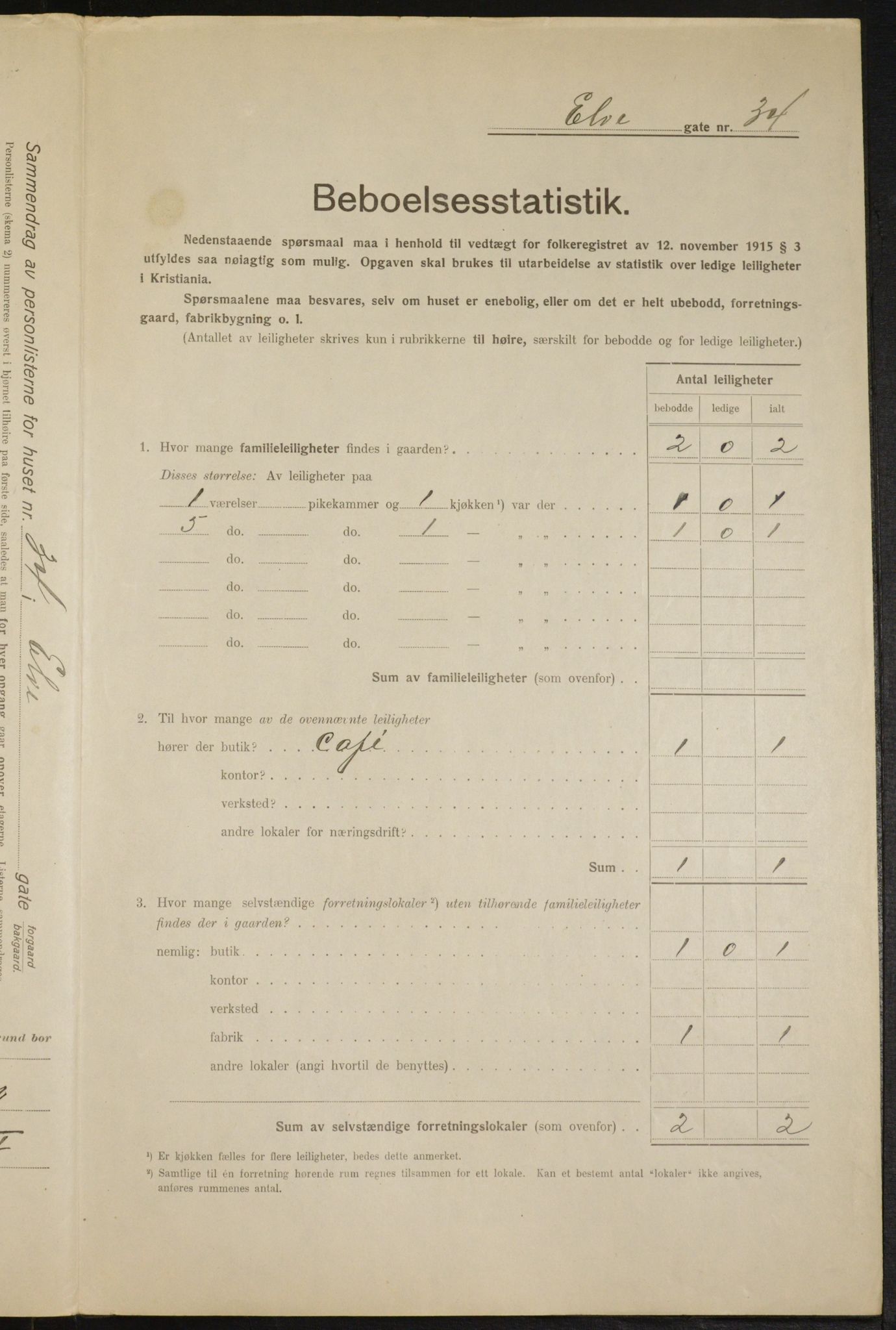 OBA, Municipal Census 1916 for Kristiania, 1916, p. 21325