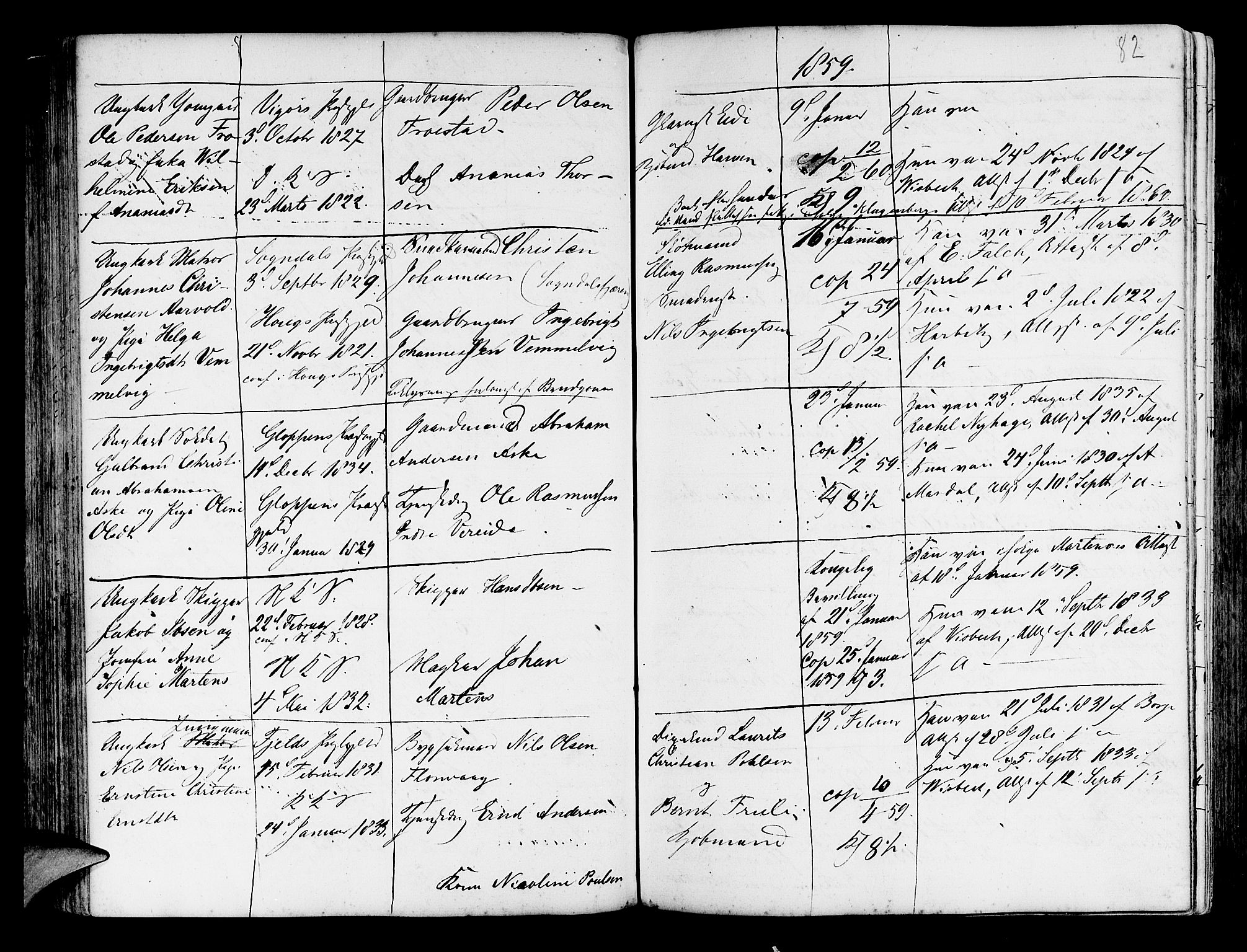 Korskirken sokneprestembete, SAB/A-76101/H/Haa/L0009: Parish register (official) no. A 9, 1743-1861, p. 82