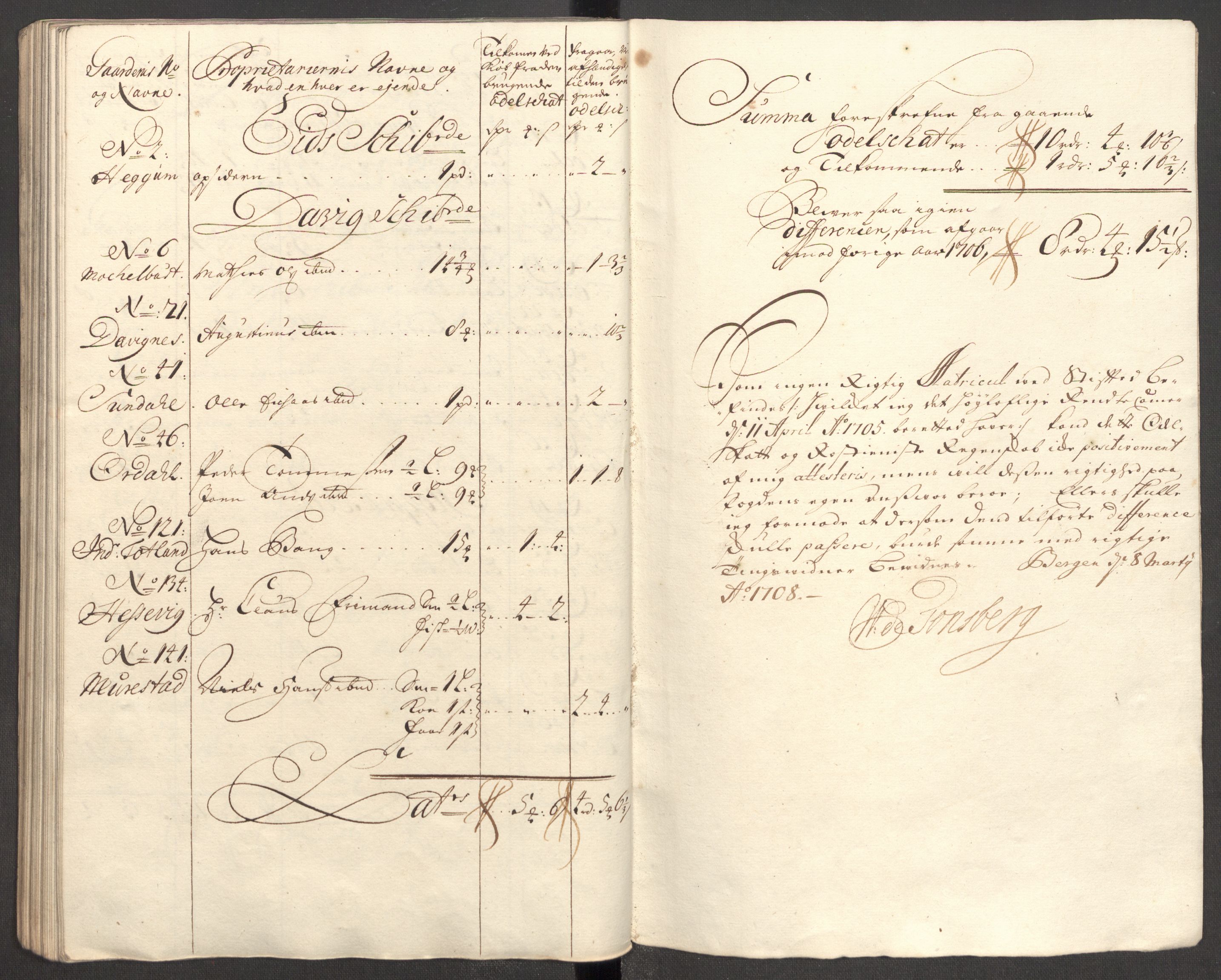 Rentekammeret inntil 1814, Reviderte regnskaper, Fogderegnskap, AV/RA-EA-4092/R53/L3430: Fogderegnskap Sunn- og Nordfjord, 1706-1707, p. 350