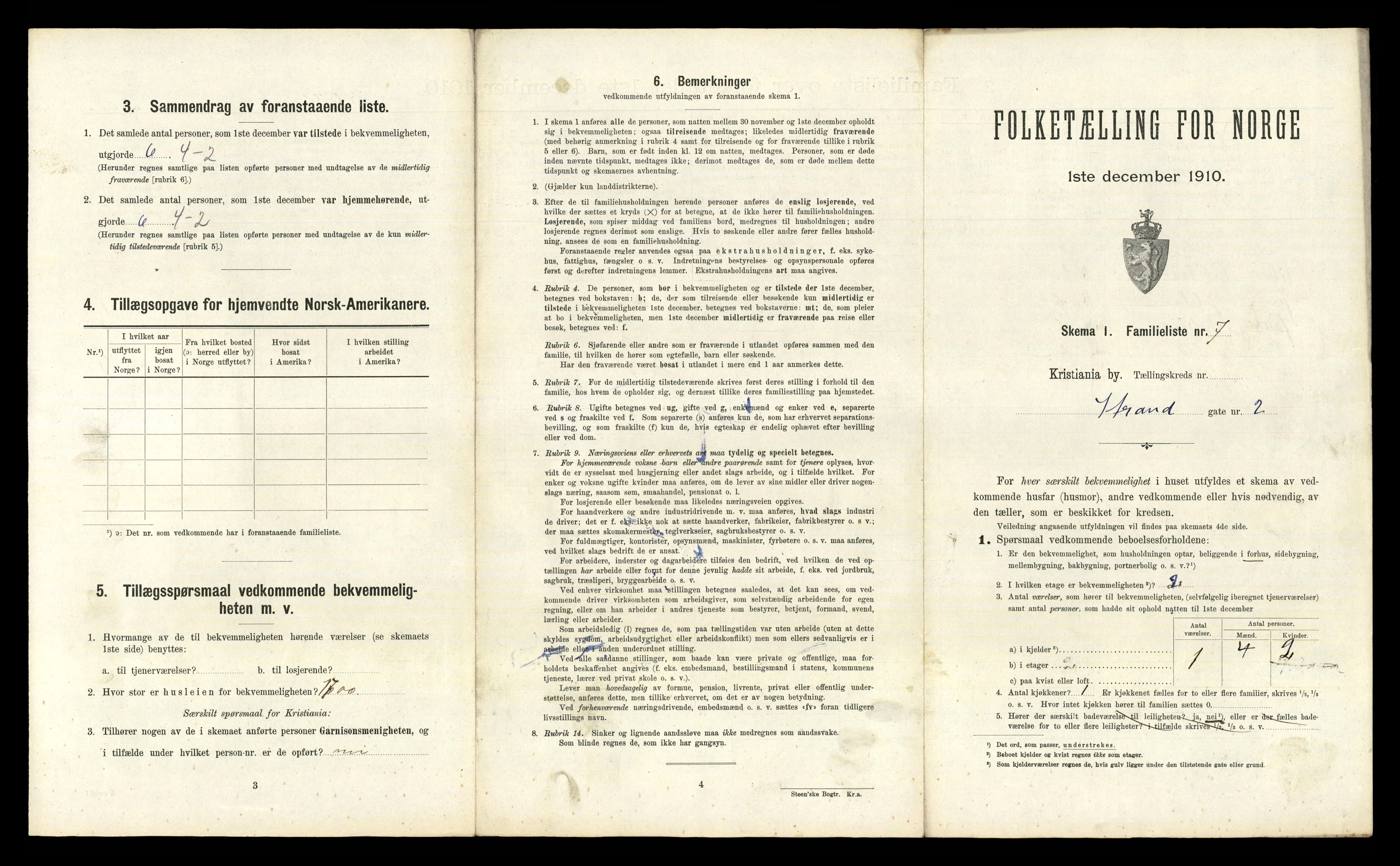 RA, 1910 census for Kristiania, 1910, p. 99599