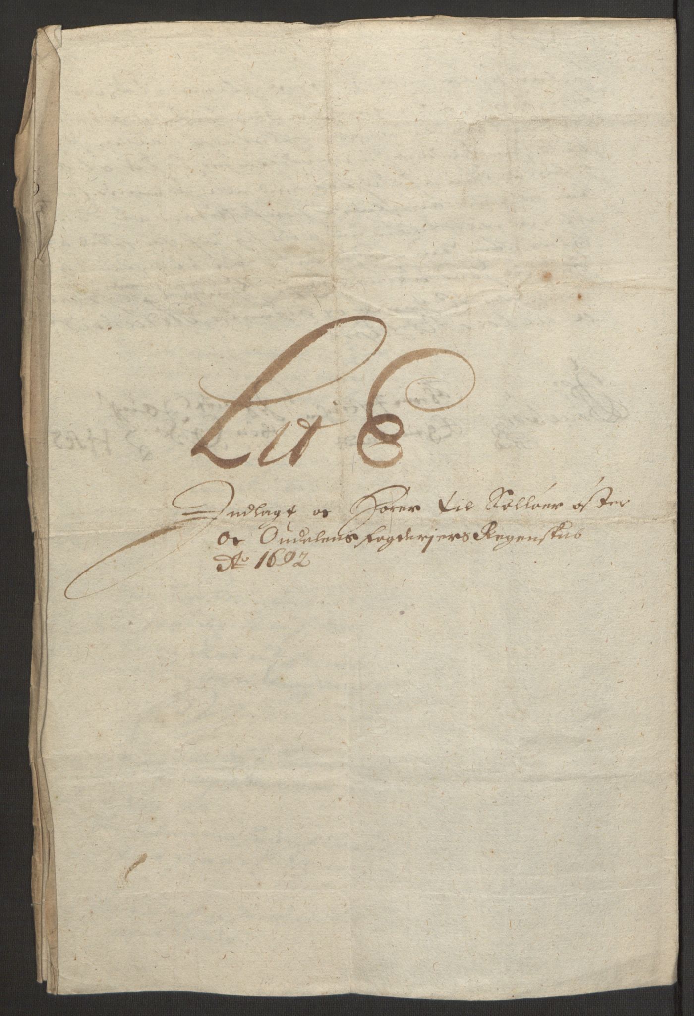 Rentekammeret inntil 1814, Reviderte regnskaper, Fogderegnskap, RA/EA-4092/R13/L0830: Fogderegnskap Solør, Odal og Østerdal, 1692, p. 190