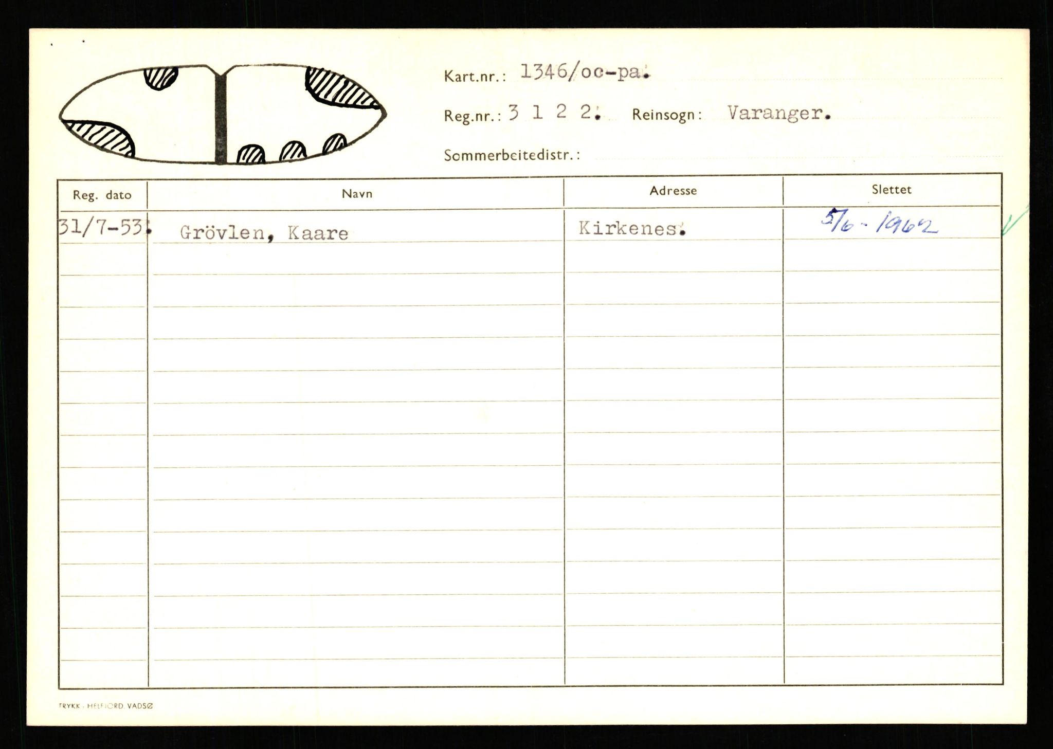 Lappefogden i Finnmark/Reindriftsforvaltningen Øst-Finnmark, AV/SATØ-S-1461/G/Ge/Gea/L0007: Slettede reinmerker: Karasjok, Kautokeino, Polmak og Varanger, 1934-1992, p. 489