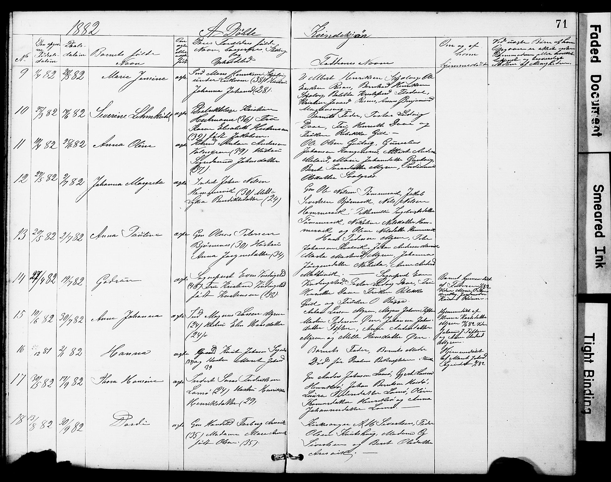 Ministerialprotokoller, klokkerbøker og fødselsregistre - Sør-Trøndelag, AV/SAT-A-1456/634/L0541: Parish register (copy) no. 634C03, 1874-1891, p. 71