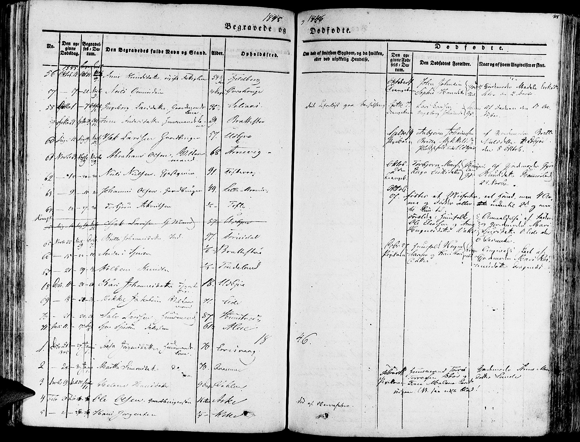 Fjelberg sokneprestembete, SAB/A-75201/H/Haa: Parish register (official) no. A 6, 1835-1851, p. 318