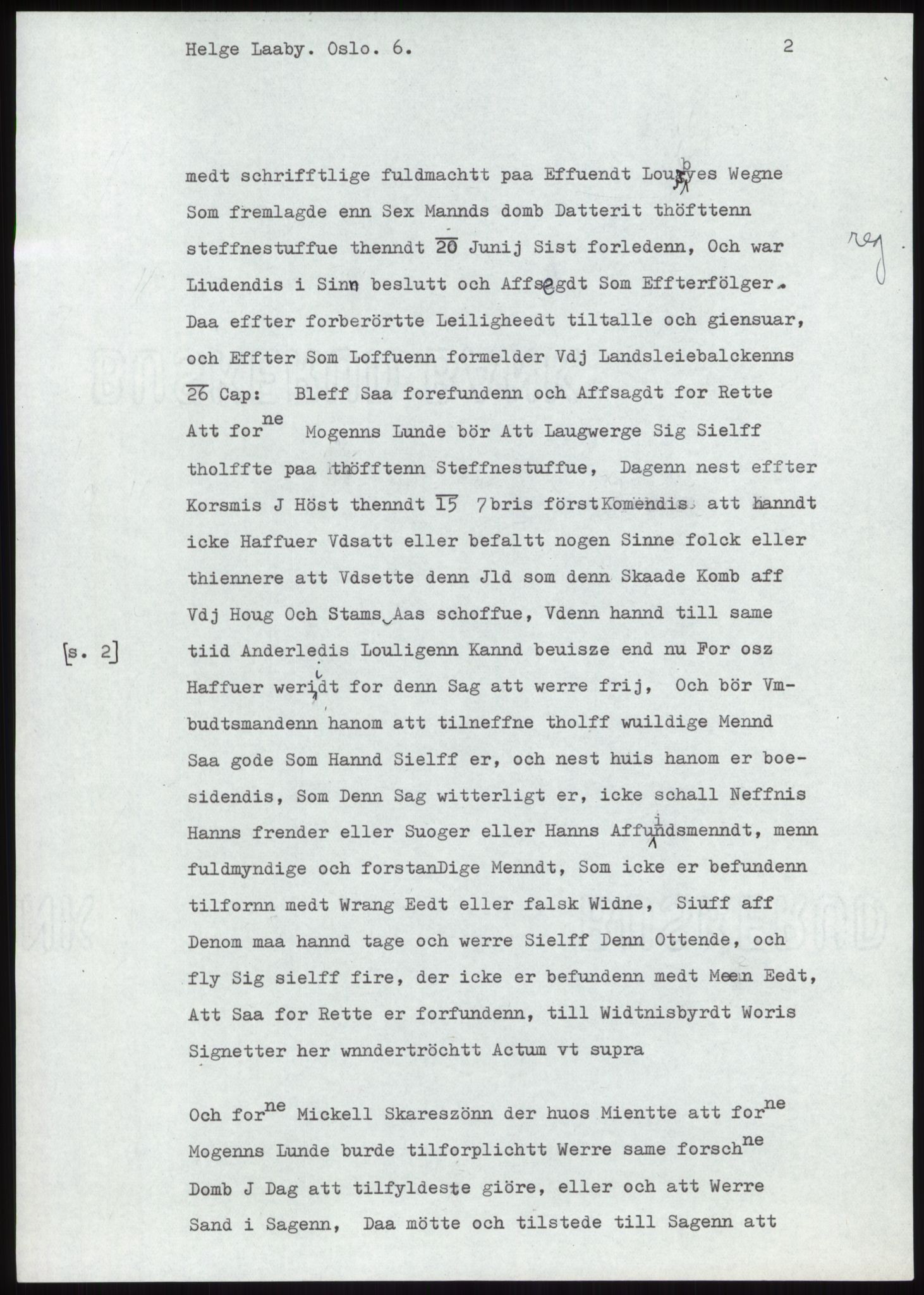 Samlinger til kildeutgivelse, Diplomavskriftsamlingen, AV/RA-EA-4053/H/Ha, p. 494