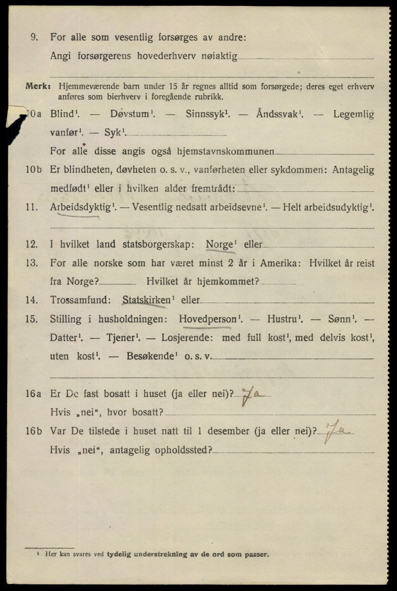 SAO, 1920 census for Fredrikstad, 1920, p. 18540