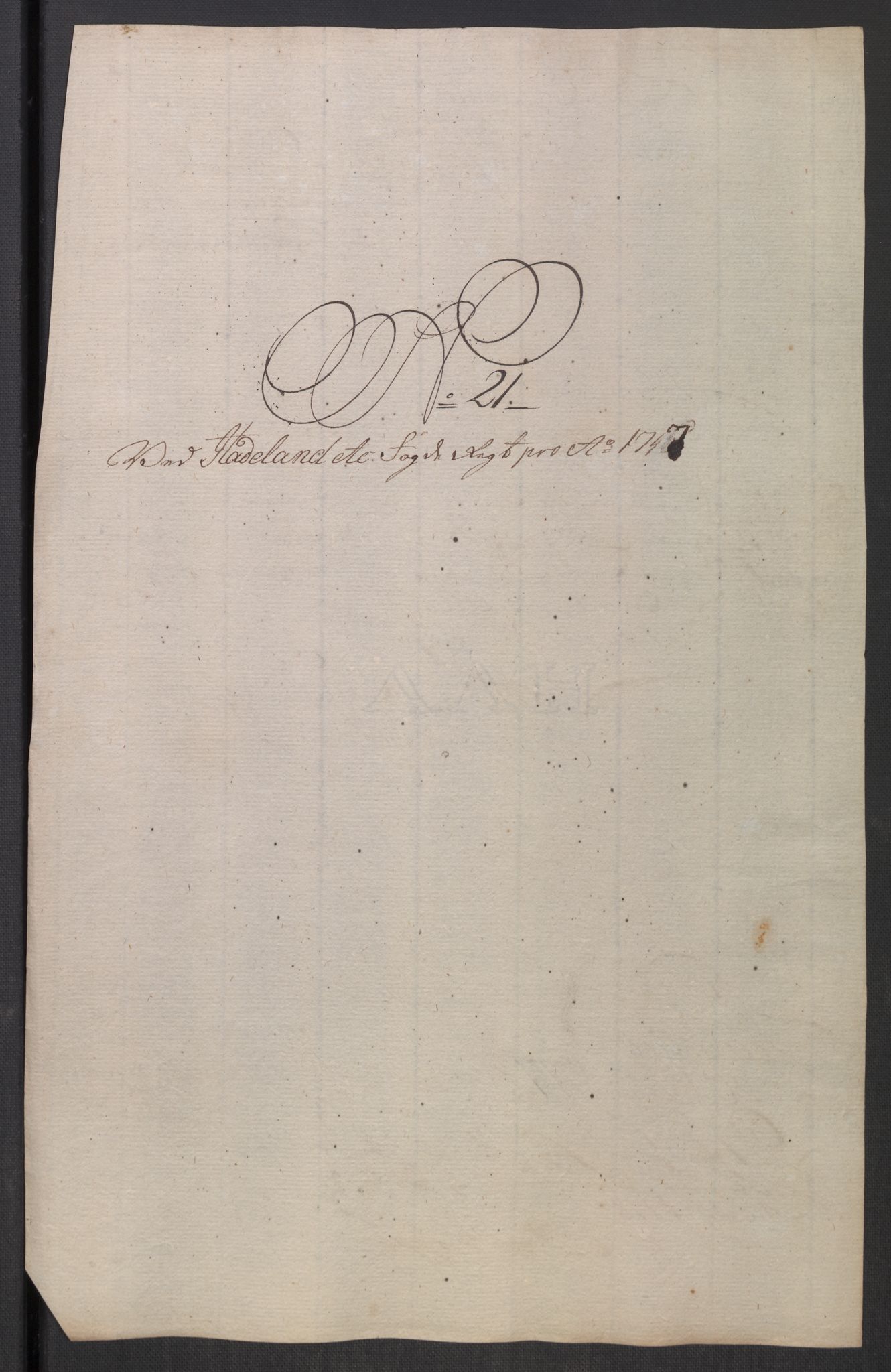 Rentekammeret inntil 1814, Reviderte regnskaper, Fogderegnskap, AV/RA-EA-4092/R18/L1346: Fogderegnskap Hadeland, Toten og Valdres, 1747-1748, p. 106