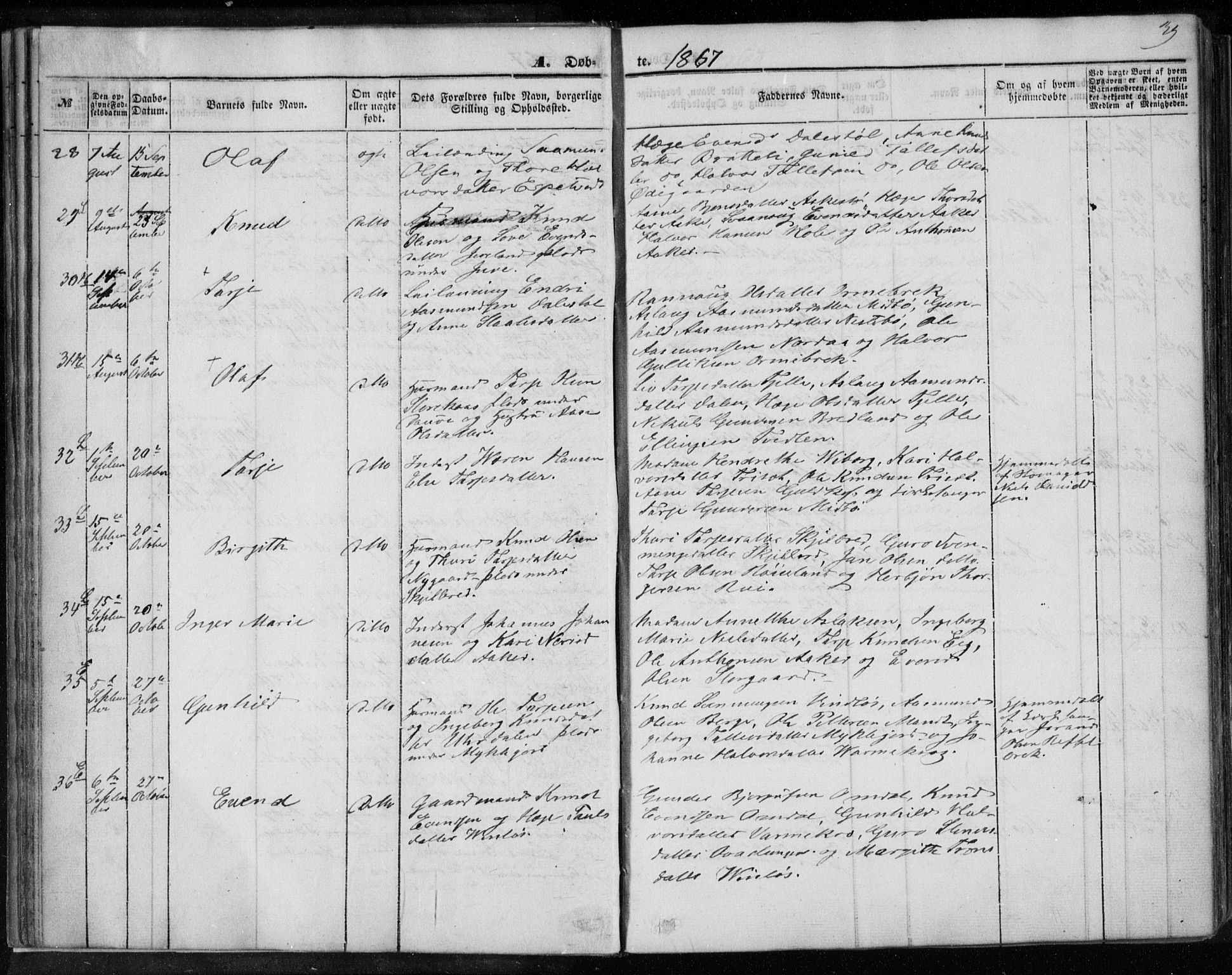Lårdal kirkebøker, SAKO/A-284/F/Fa/L0006: Parish register (official) no. I 6, 1861-1886, p. 39