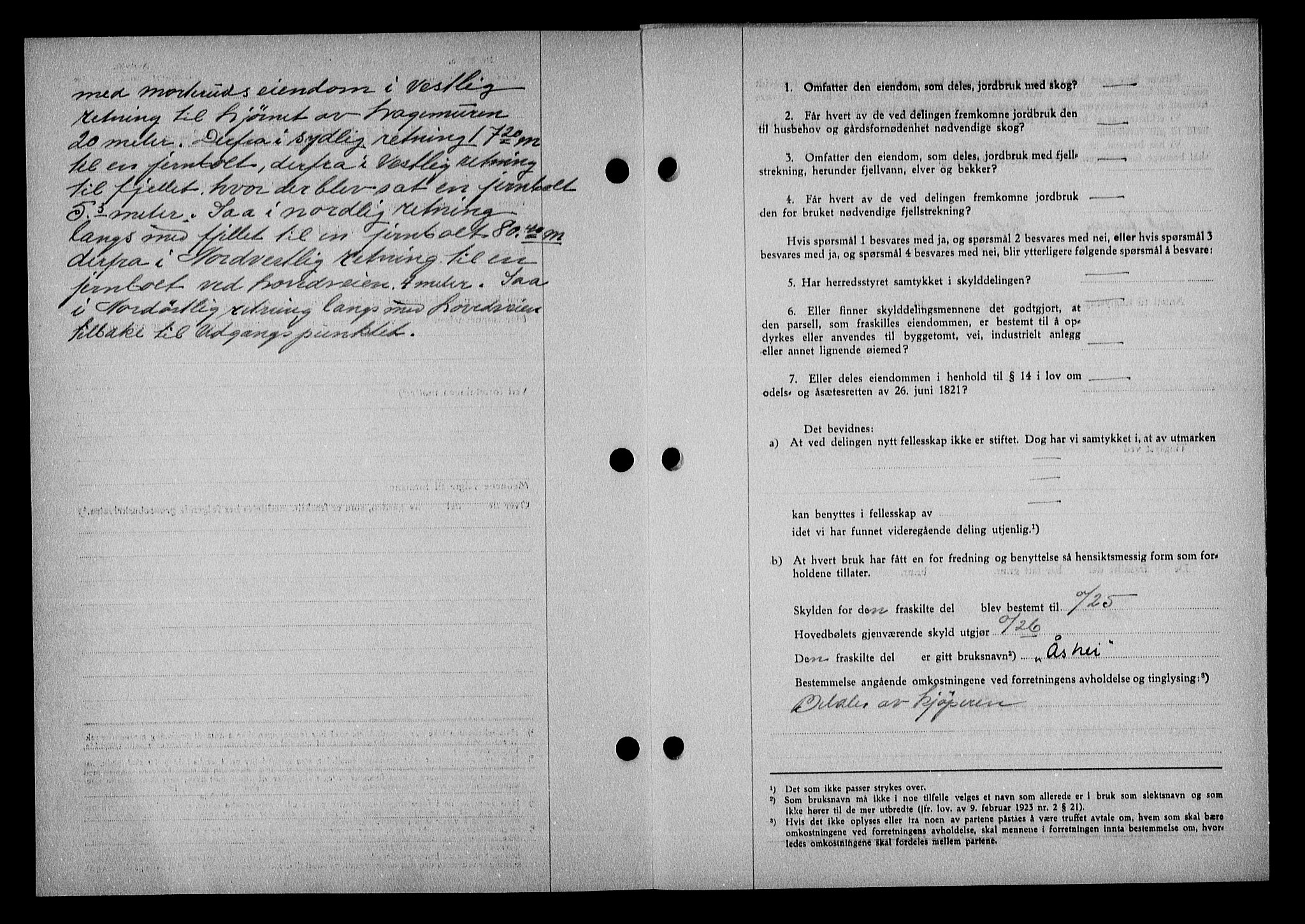 Nedenes sorenskriveri, AV/SAK-1221-0006/G/Gb/Gba/L0050: Mortgage book no. A-IV, 1942-1943, Diary no: : 665/1943