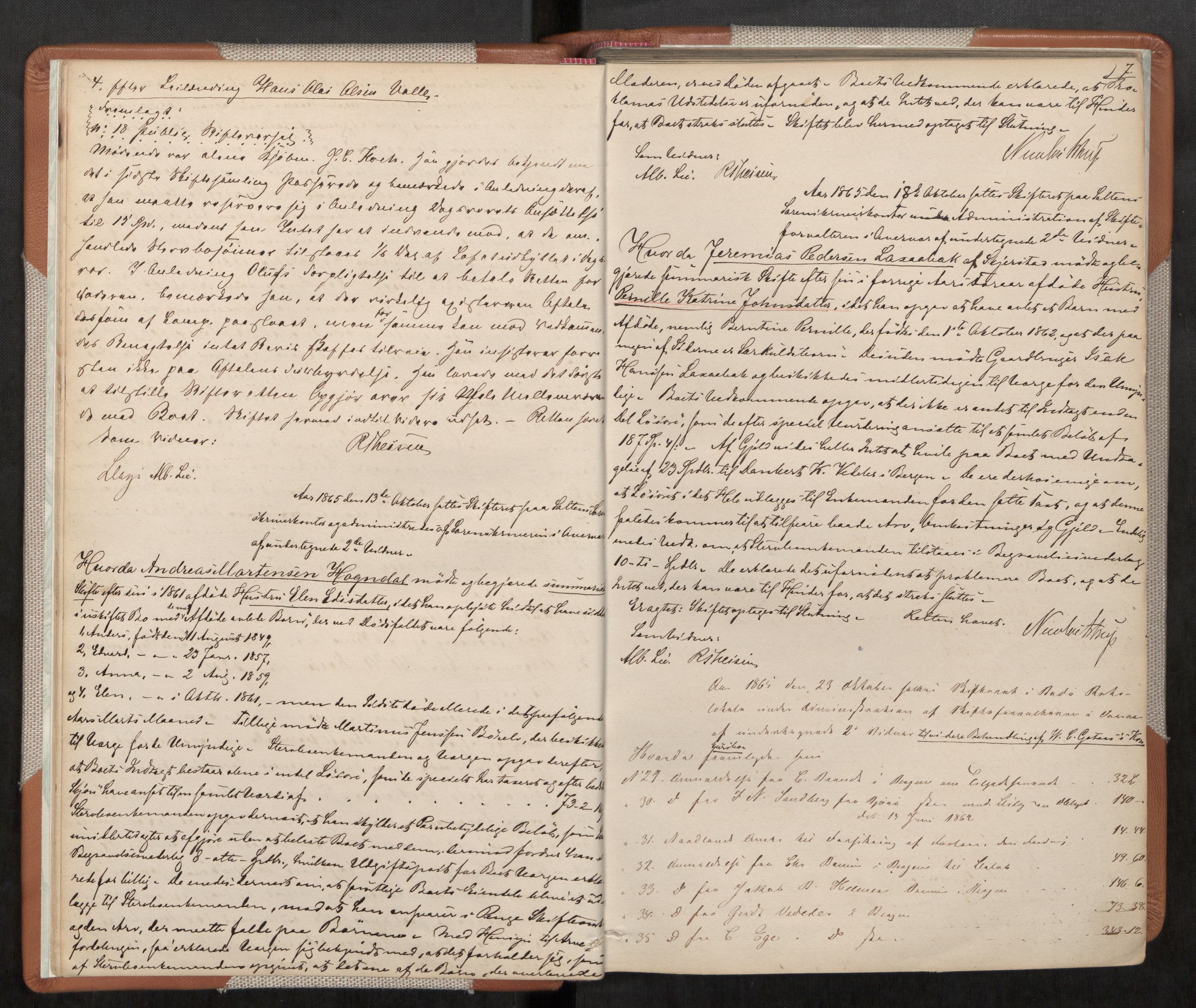 Salten sorenskriveri, AV/SAT-A-4578/1/3/3B/L0003: Skiftebehandlingsprotokoll, 1865-1873, p. 7