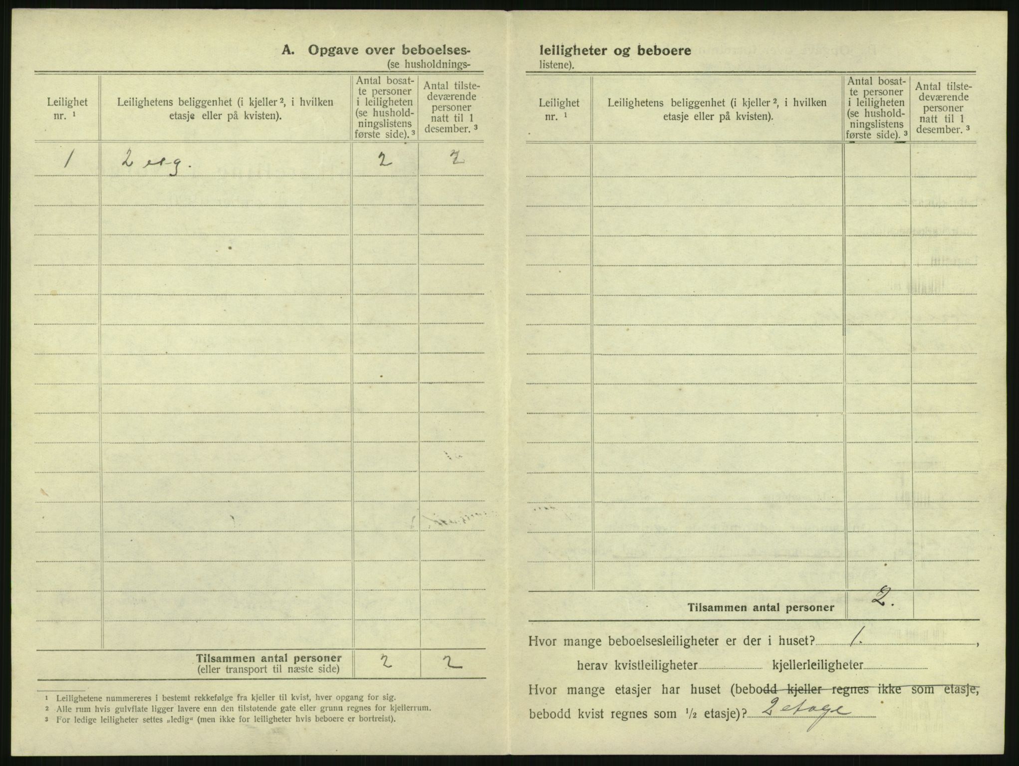 SAH, 1920 census for Lillehammer, 1920, p. 367