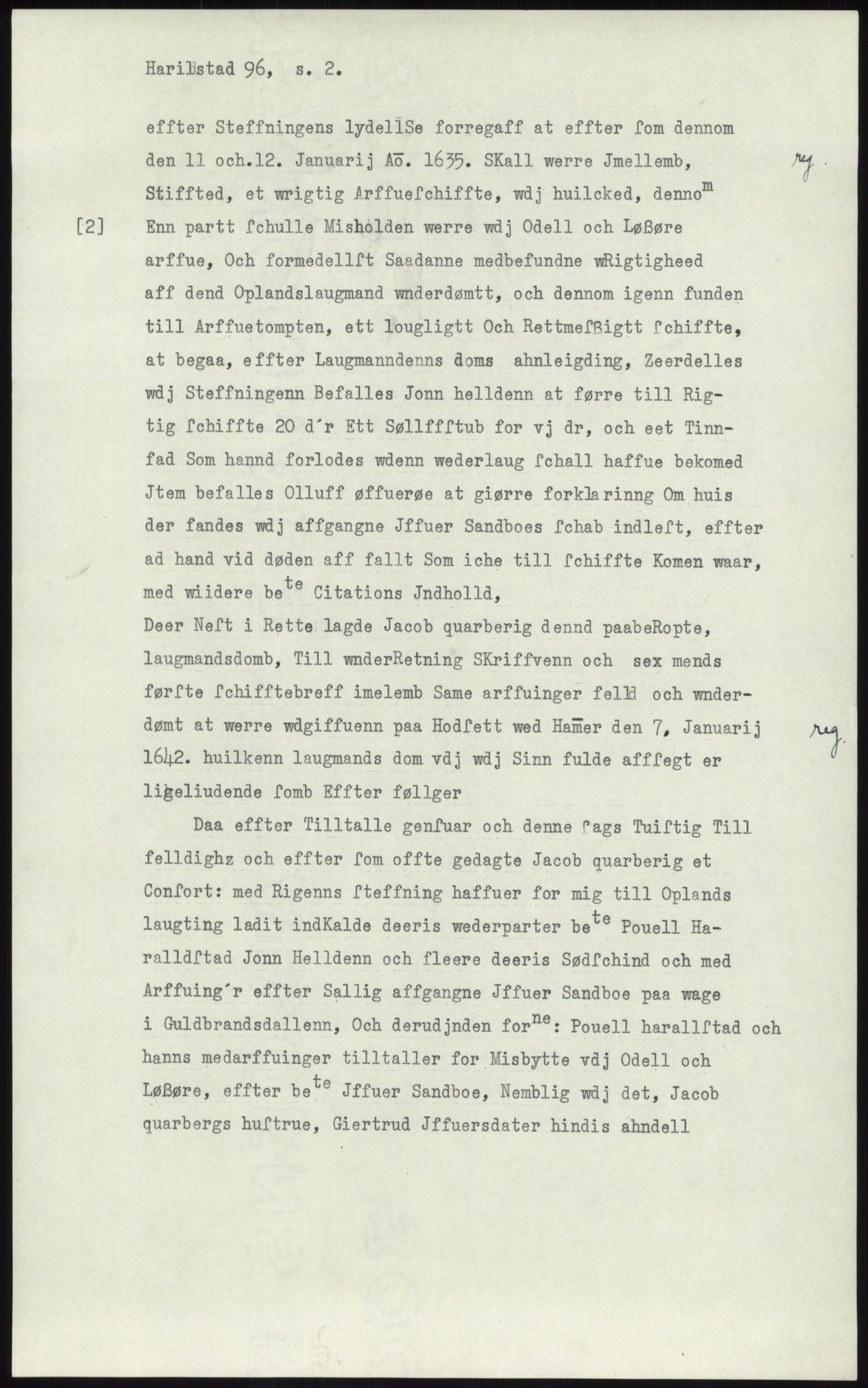 Samlinger til kildeutgivelse, Diplomavskriftsamlingen, AV/RA-EA-4053/H/Ha, p. 2832