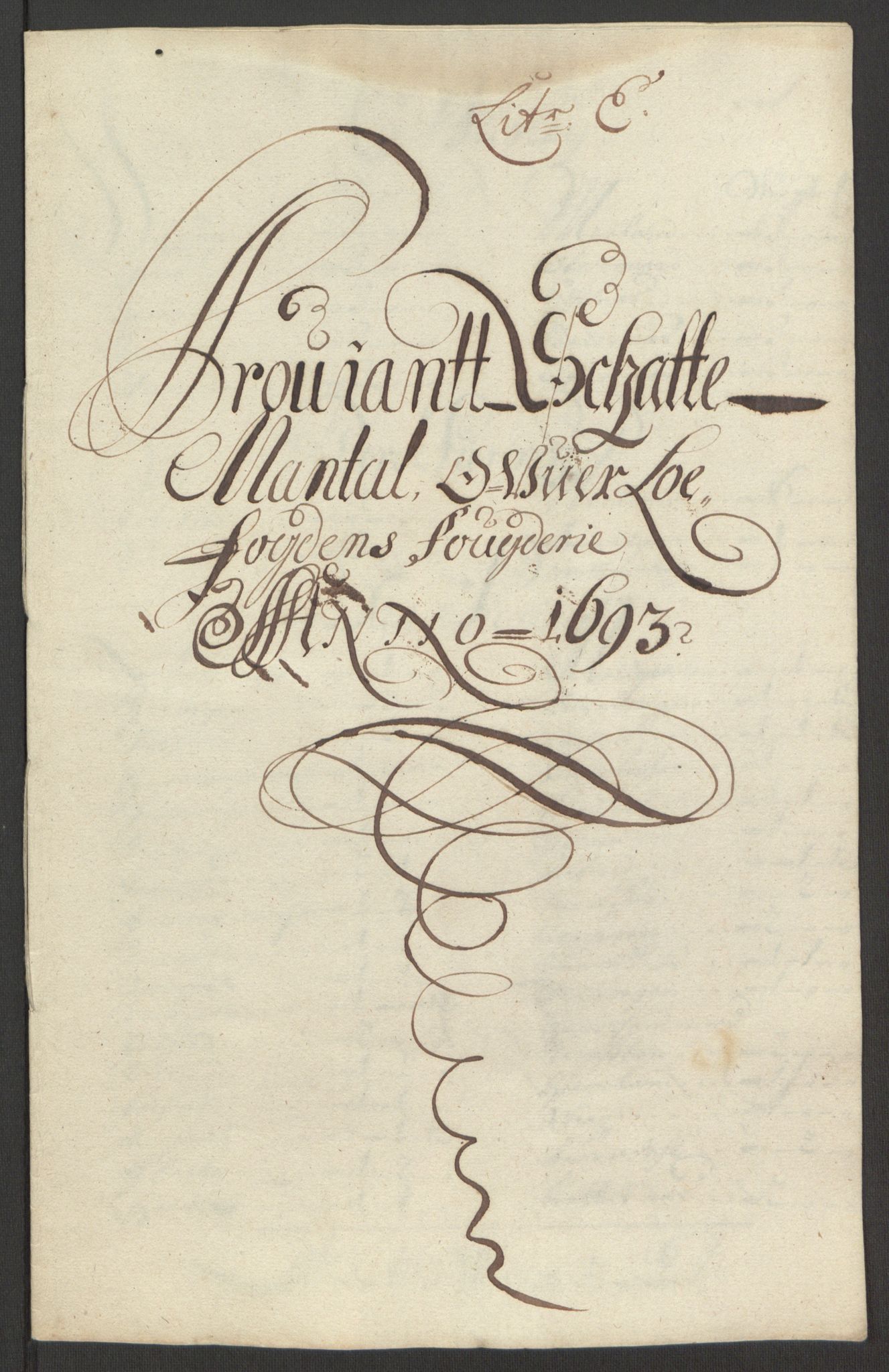 Rentekammeret inntil 1814, Reviderte regnskaper, Fogderegnskap, RA/EA-4092/R67/L4675: Fogderegnskap Vesterålen, Andenes og Lofoten, 1691-1693, p. 264