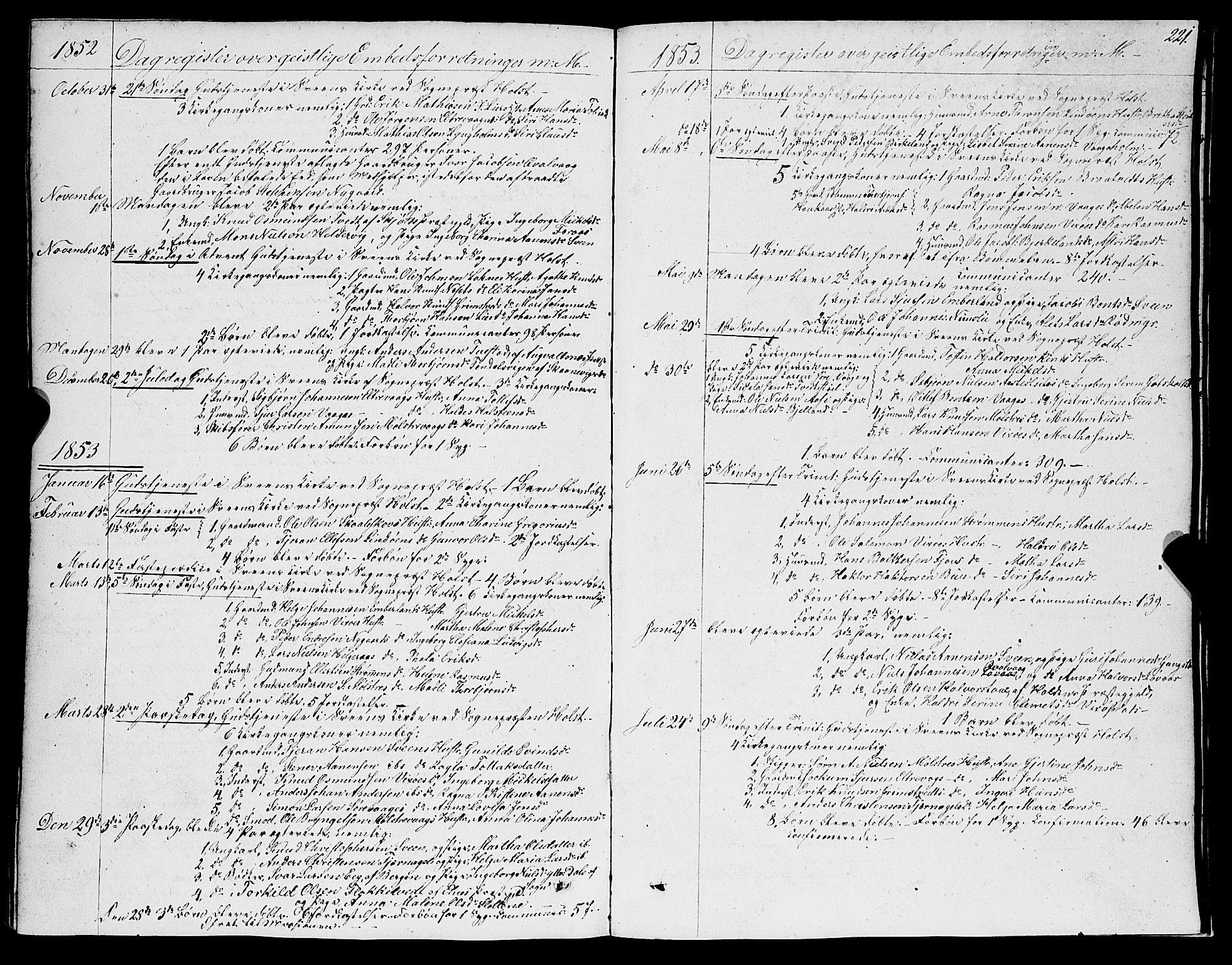 Sveio Sokneprestembete, SAB/A-78501/H/Hab: Parish register (copy) no. A 1, 1851-1865, p. 221