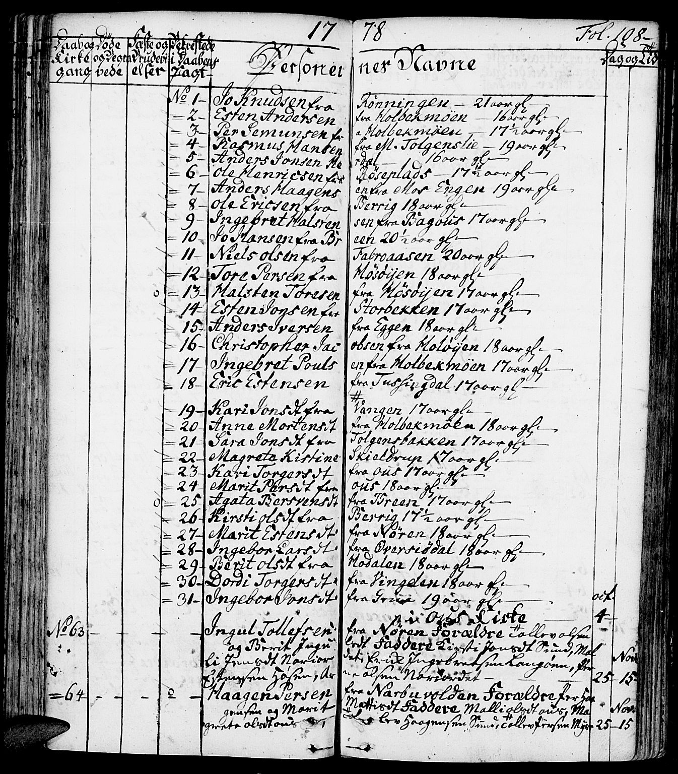 Tolga prestekontor, AV/SAH-PREST-062/K/L0002: Parish register (official) no. 2, 1768-1786, p. 108