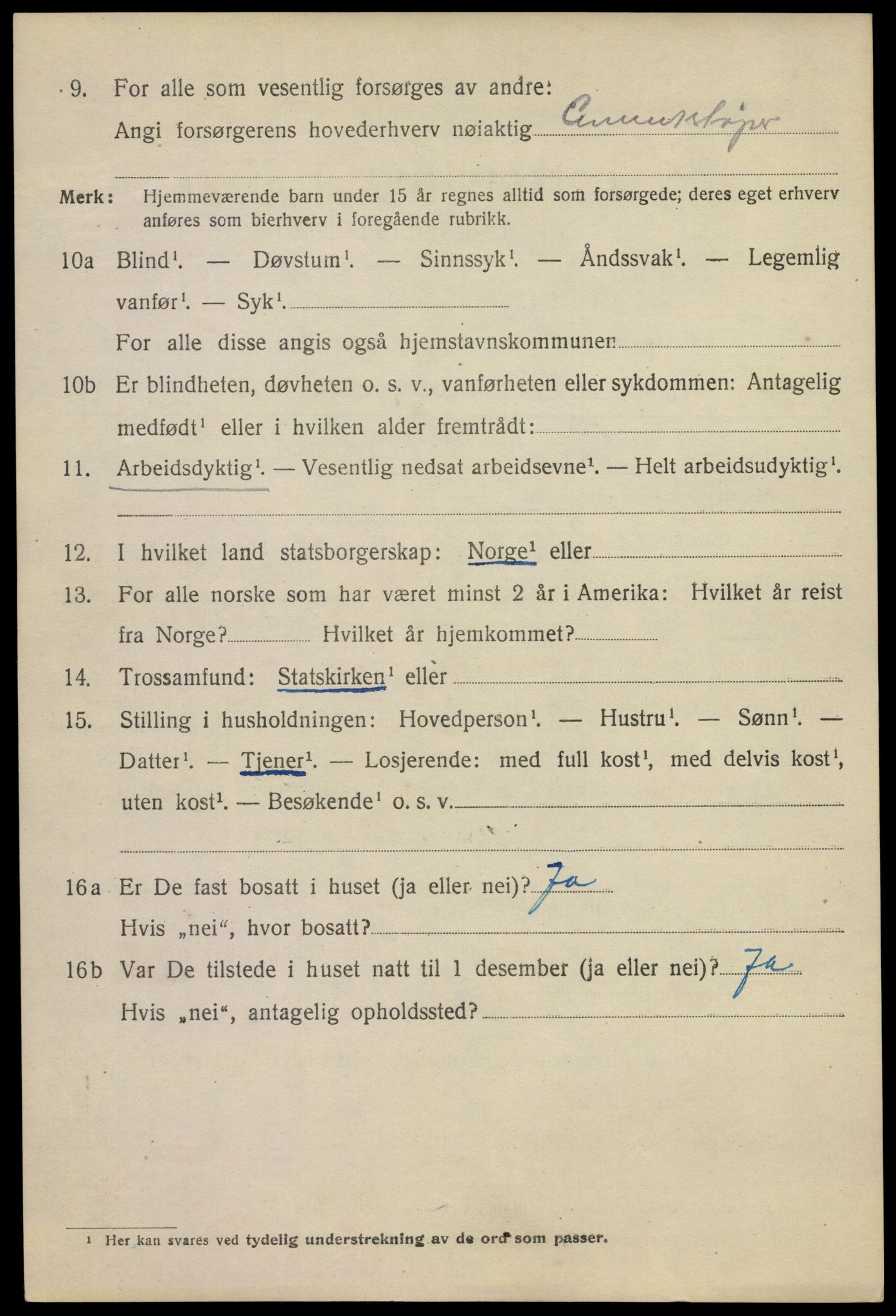 SAKO, 1920 census for Svelvik, 1920, p. 1644