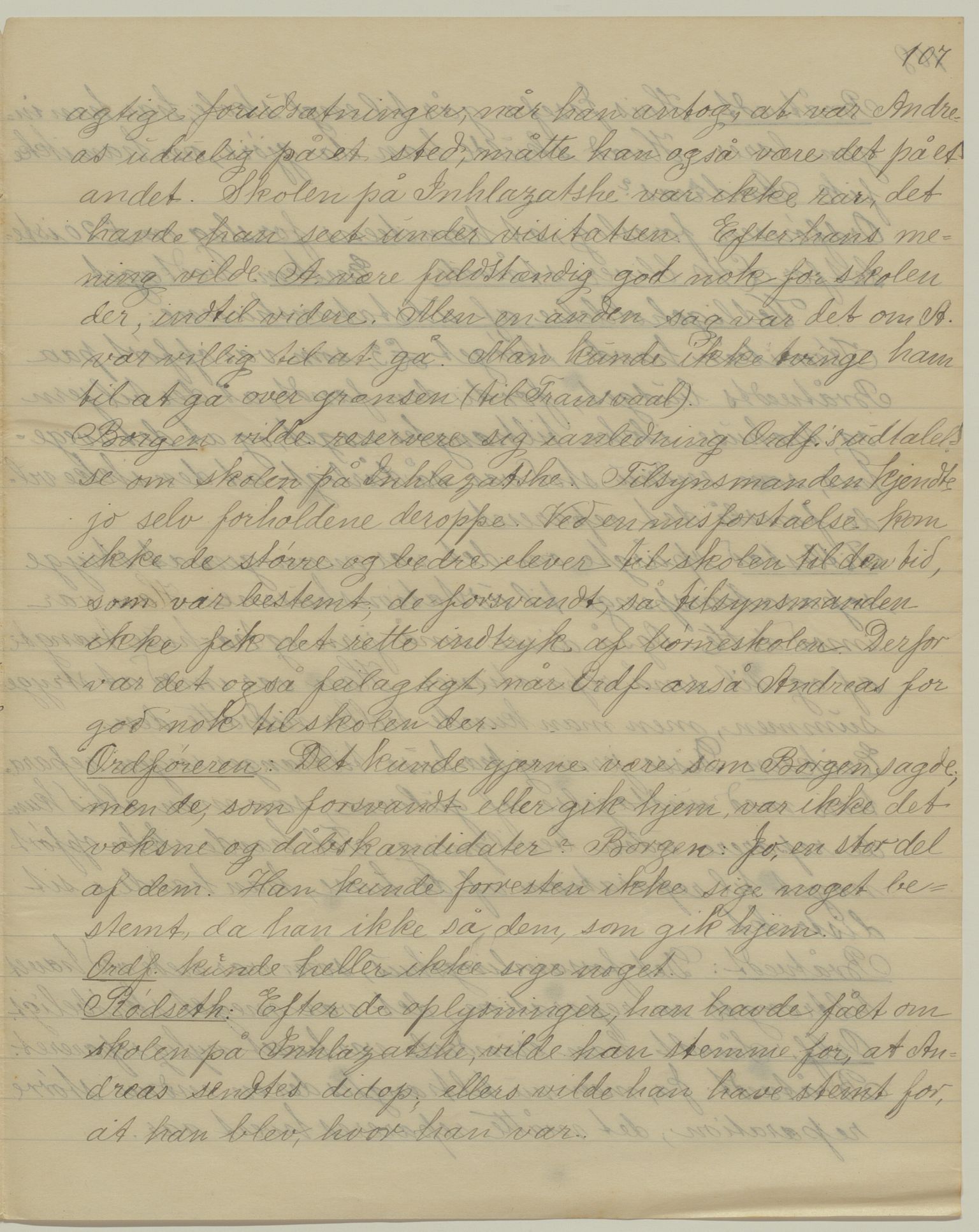 Det Norske Misjonsselskap - hovedadministrasjonen, VID/MA-A-1045/D/Da/Daa/L0042/0007: Konferansereferat og årsberetninger / Konferansereferat fra Sør-Afrika., 1898, p. 107