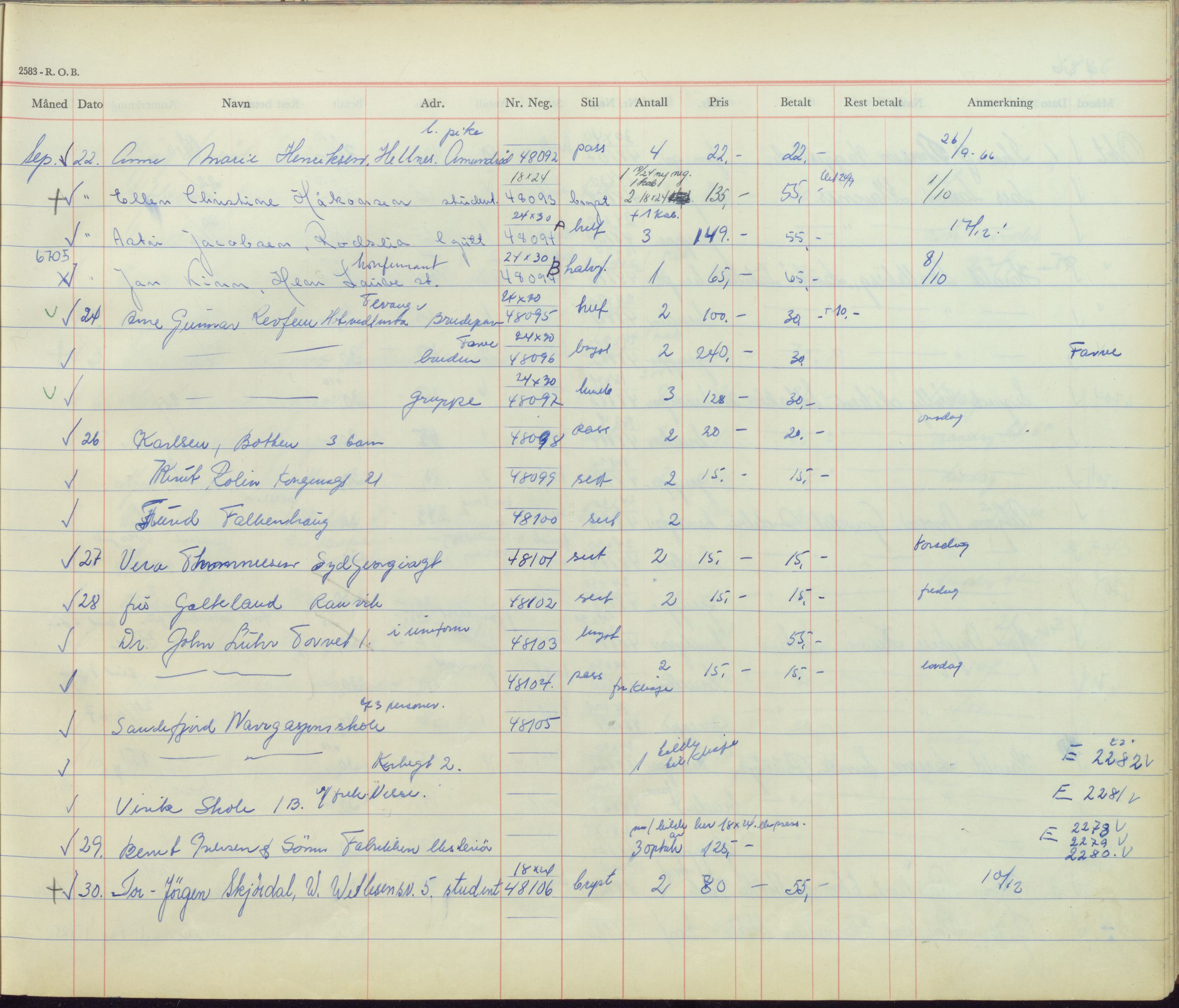 Pa 1494 - Jørgensen, Antonius. Fotograf, VEMU/A-2760/F/Fb, 1927-1984, p. 2825