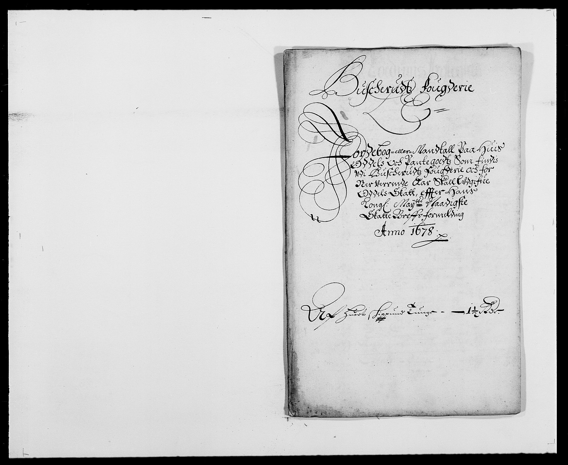 Rentekammeret inntil 1814, Reviderte regnskaper, Fogderegnskap, RA/EA-4092/R25/L1674: Fogderegnskap Buskerud, 1678-1681, p. 123