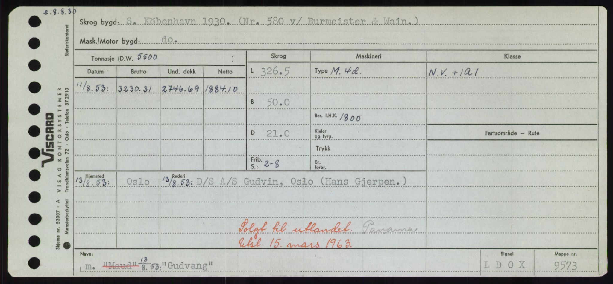 Sjøfartsdirektoratet med forløpere, Skipsmålingen, RA/S-1627/H/Hd/L0013: Fartøy, Gne-Gås, p. 353