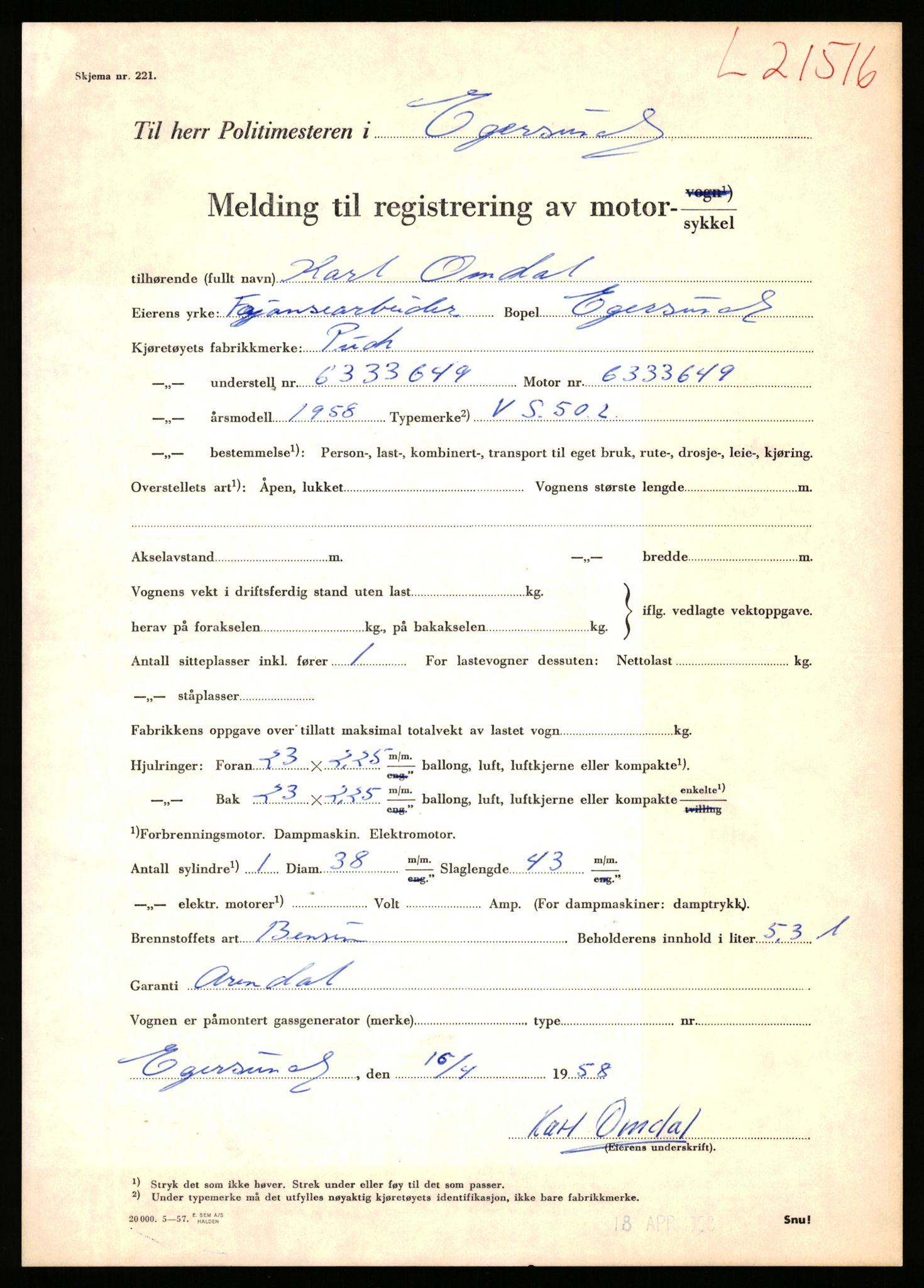 Stavanger trafikkstasjon, AV/SAST-A-101942/0/F/L0038: L-21500 - L-22252, 1930-1971, p. 51