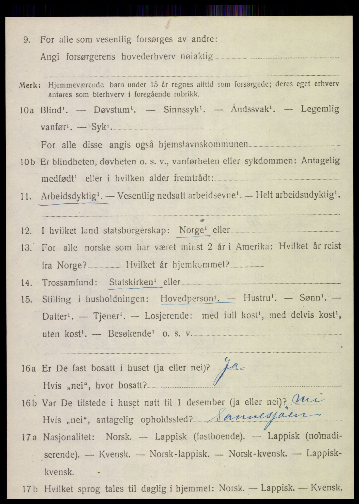 SAT, 1920 census for Herøy, 1920, p. 4409