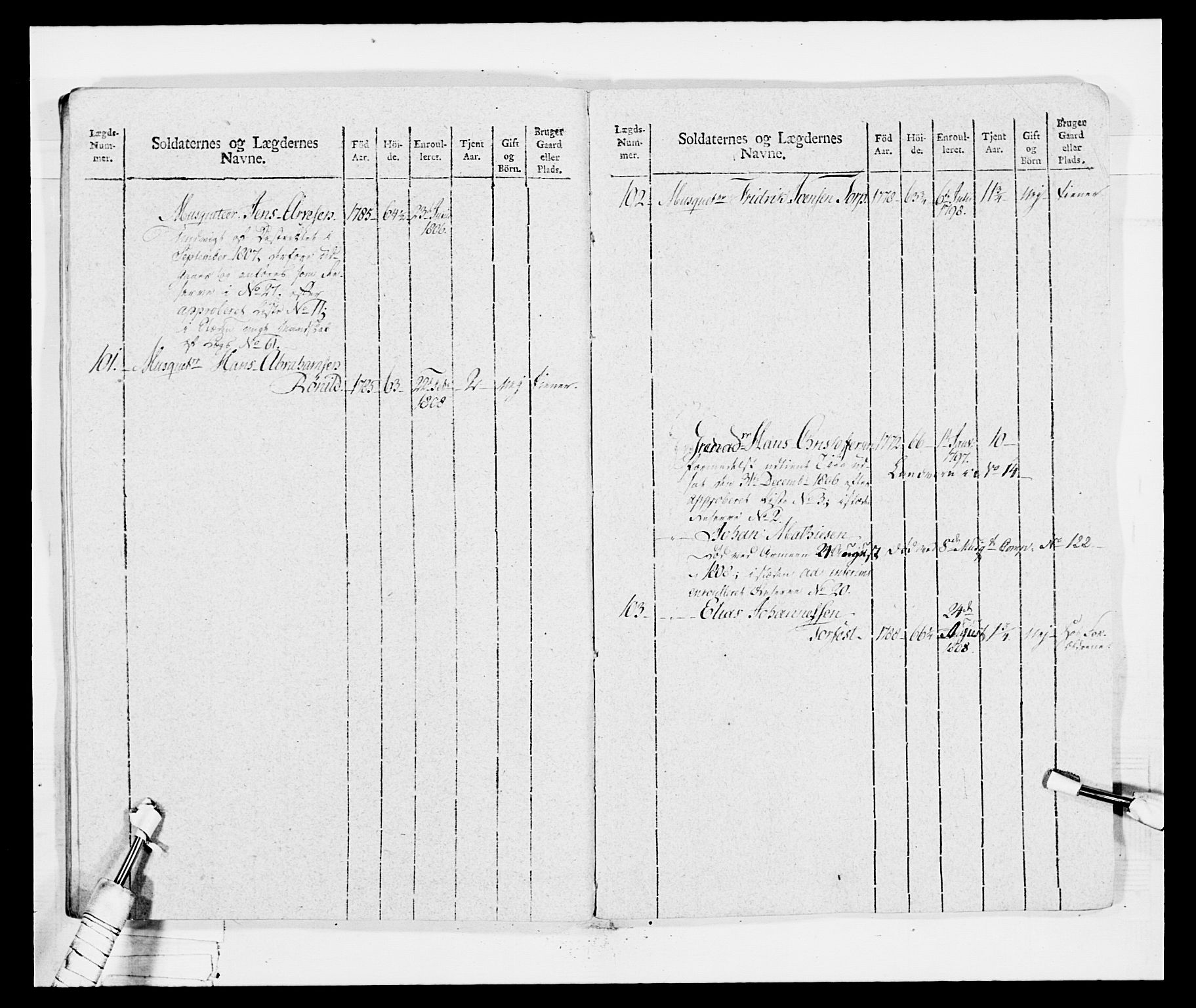 Generalitets- og kommissariatskollegiet, Det kongelige norske kommissariatskollegium, AV/RA-EA-5420/E/Eh/L0034: Nordafjelske gevorbne infanteriregiment, 1810, p. 202