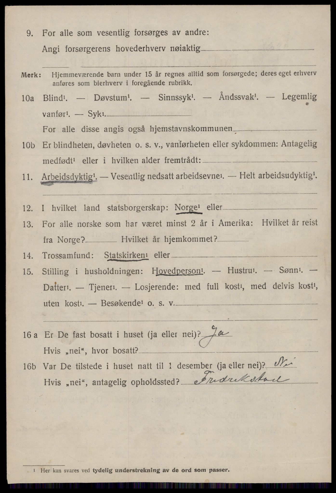 SAT, 1920 census for Åsskard, 1920, p. 1192