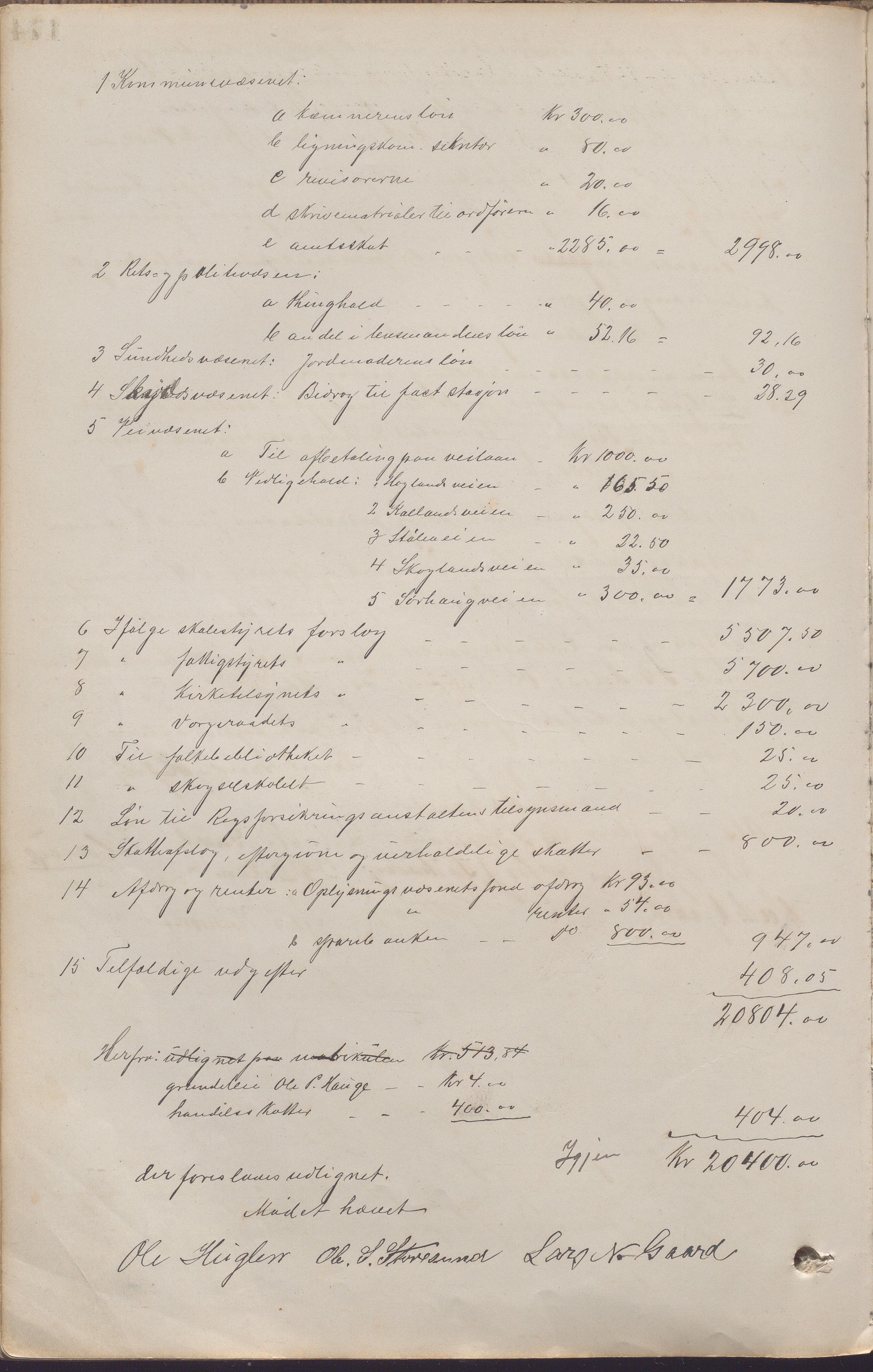 Skåre kommune - Formannskapet, IKAR/A-593/Aa/L0001: Møtebok, 1881-1909, p. 173b