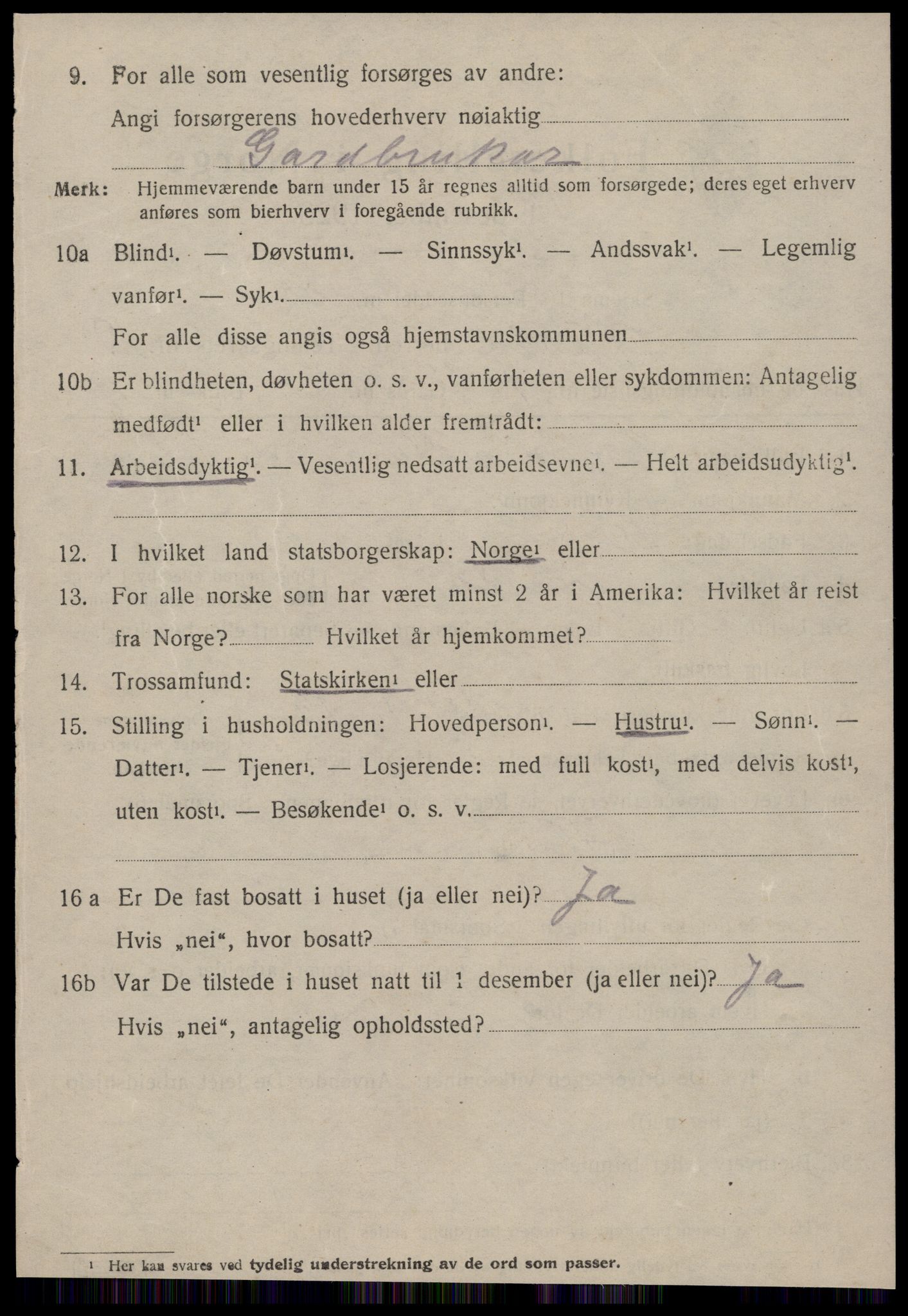 SAT, 1920 census for Ørsta, 1920, p. 6293