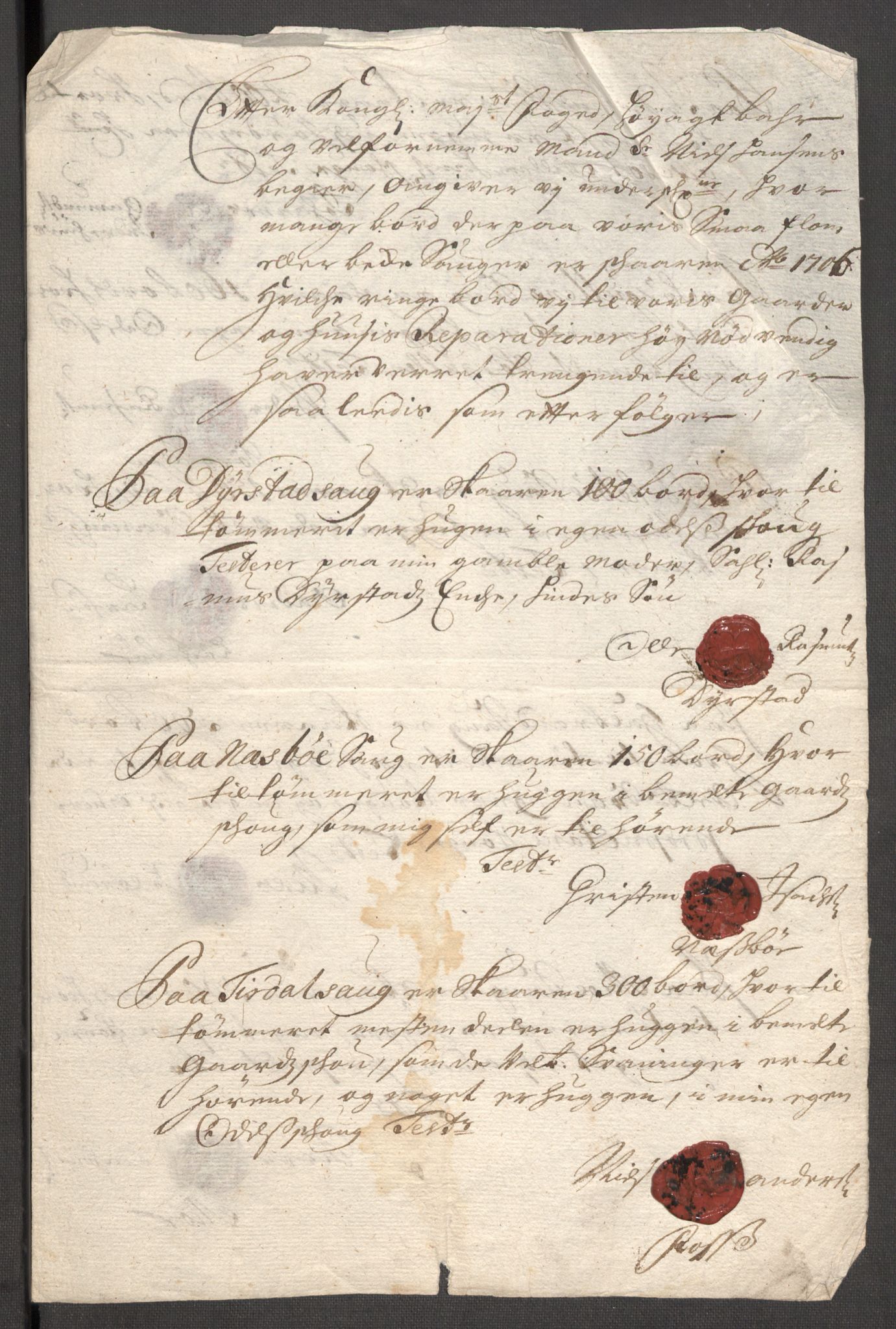 Rentekammeret inntil 1814, Reviderte regnskaper, Fogderegnskap, AV/RA-EA-4092/R53/L3430: Fogderegnskap Sunn- og Nordfjord, 1706-1707, p. 72