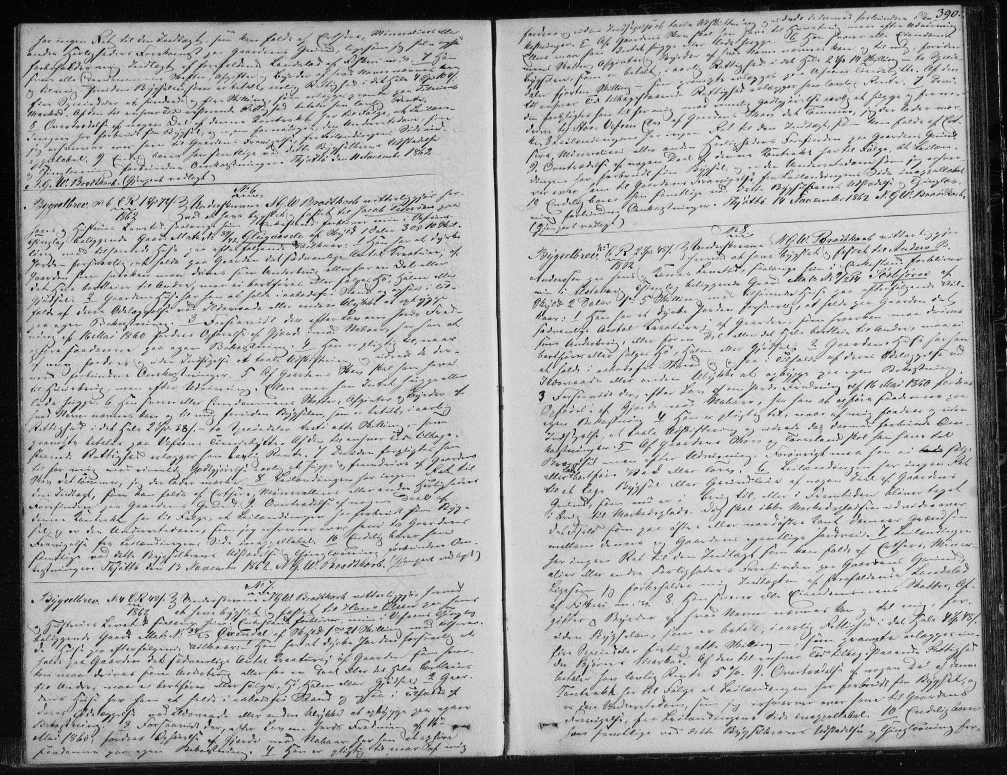 Søndre Helgeland sorenskriveri, AV/SAT-A-4575/1/2/2C/L0001: Mortgage book no. 12, 1860-1864, p. 390