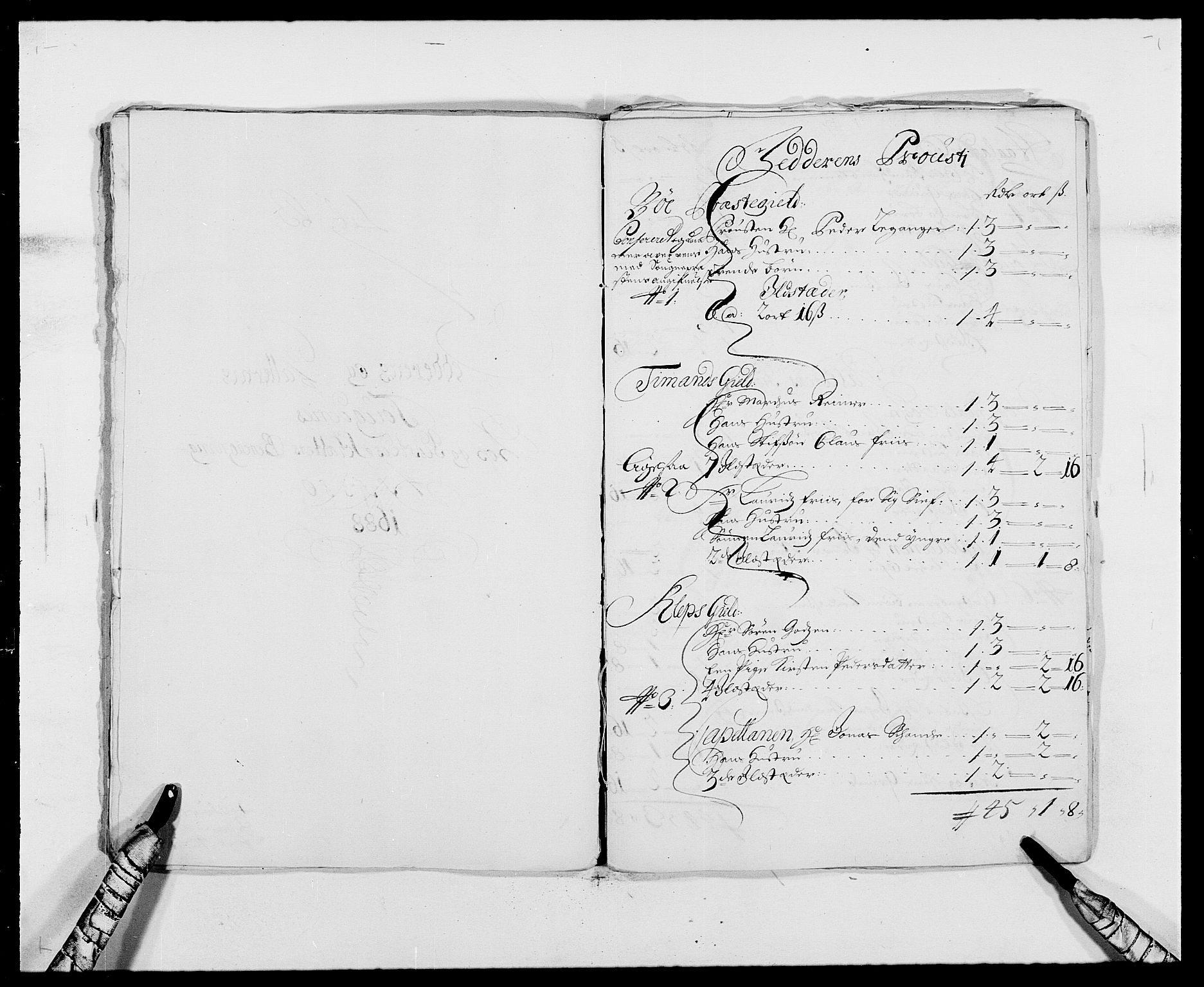 Rentekammeret inntil 1814, Reviderte regnskaper, Fogderegnskap, RA/EA-4092/R46/L2726: Fogderegnskap Jæren og Dalane, 1686-1689, p. 261