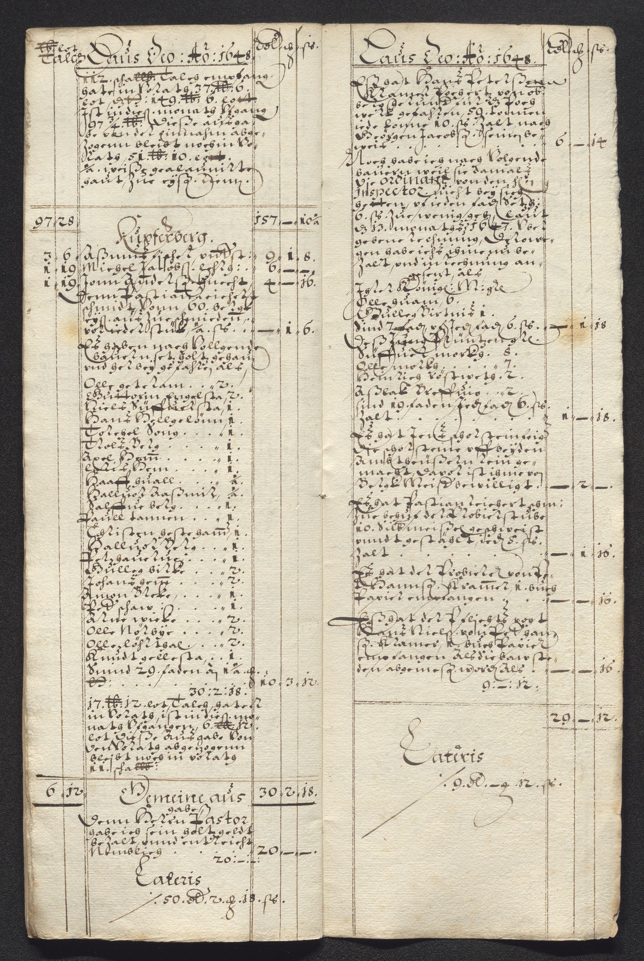 Kongsberg Sølvverk 1623-1816, SAKO/EA-3135/001/D/Dc/Dcd/L0022: Utgiftsregnskap for gruver m.m., 1647-1648, p. 833