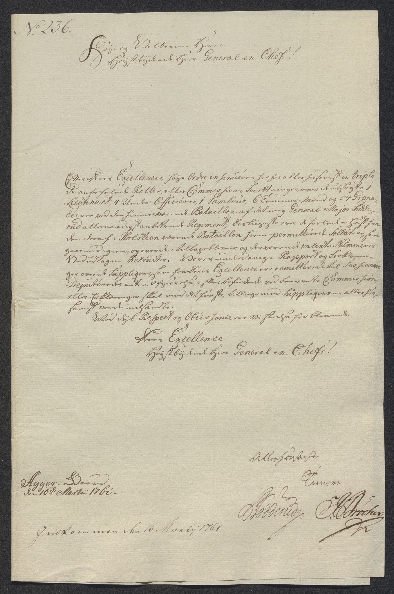 Kommanderende general (KG I) med Det norske krigsdirektorium, AV/RA-EA-5419/E/Ec/L0021: Ruller over nedkommanderte mannskap, 1758-1762, p. 505