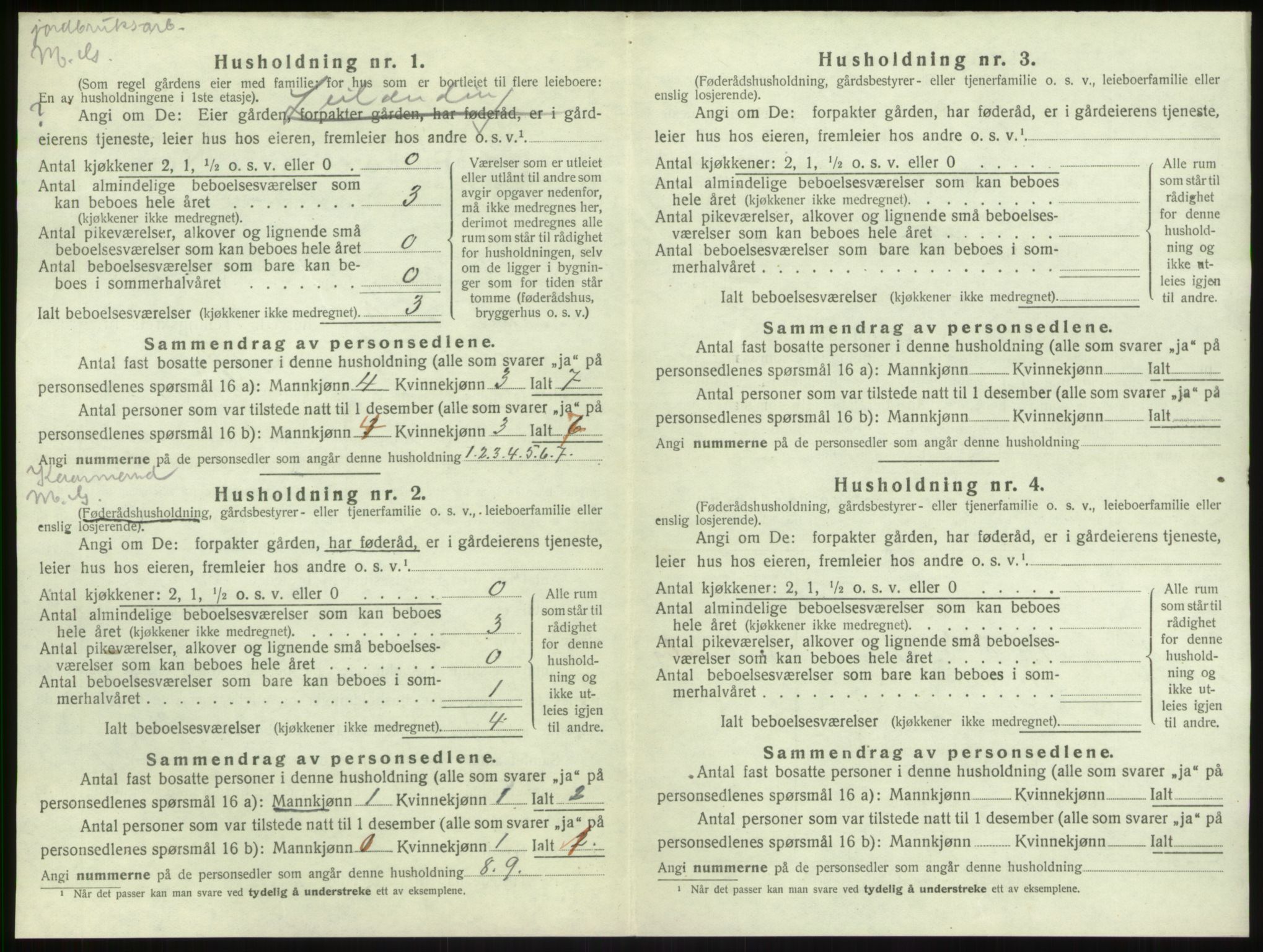 SAB, 1920 census for Leikanger, 1920, p. 533