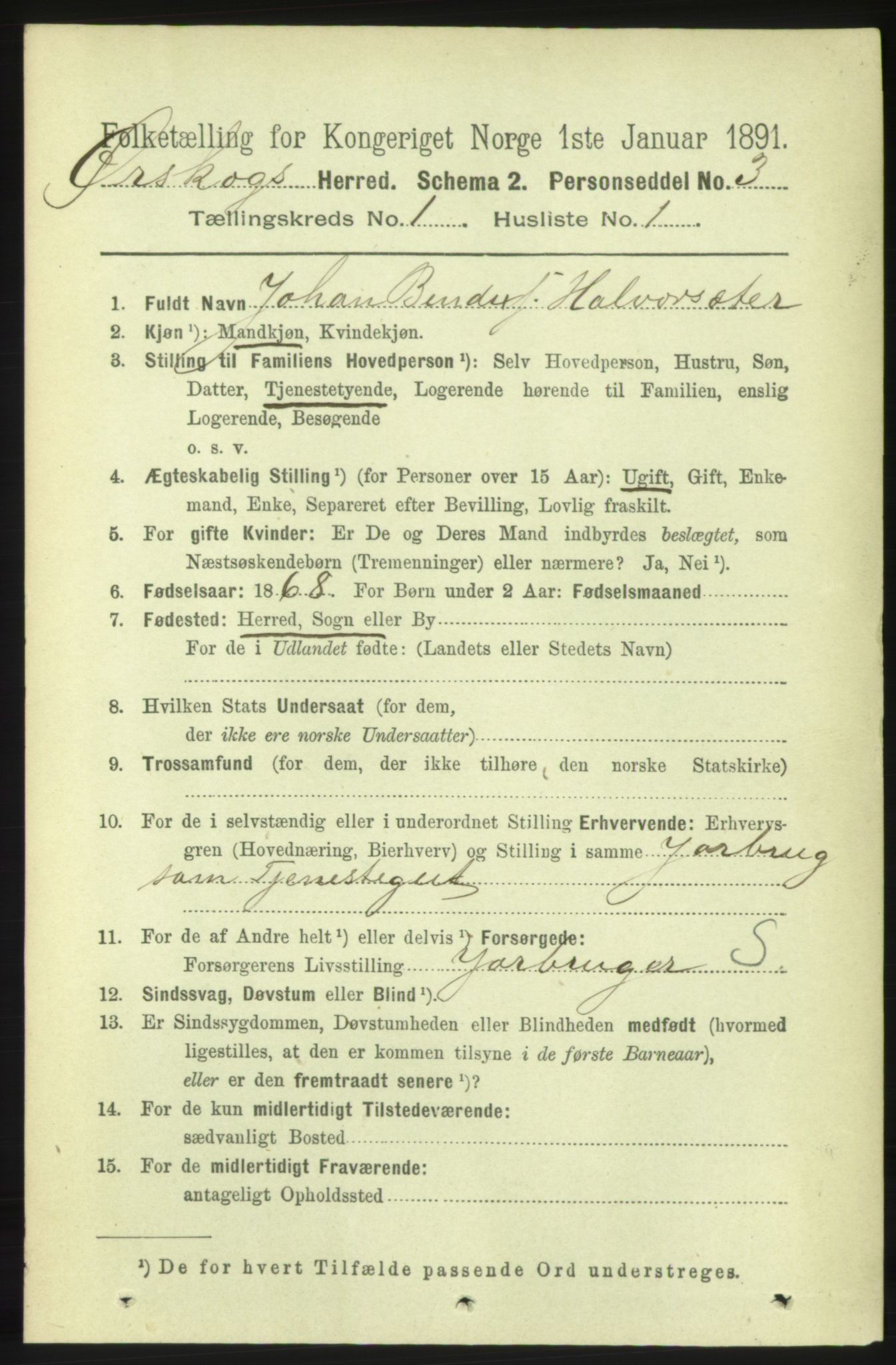 RA, 1891 census for 1527 Ørskog, 1891, p. 94