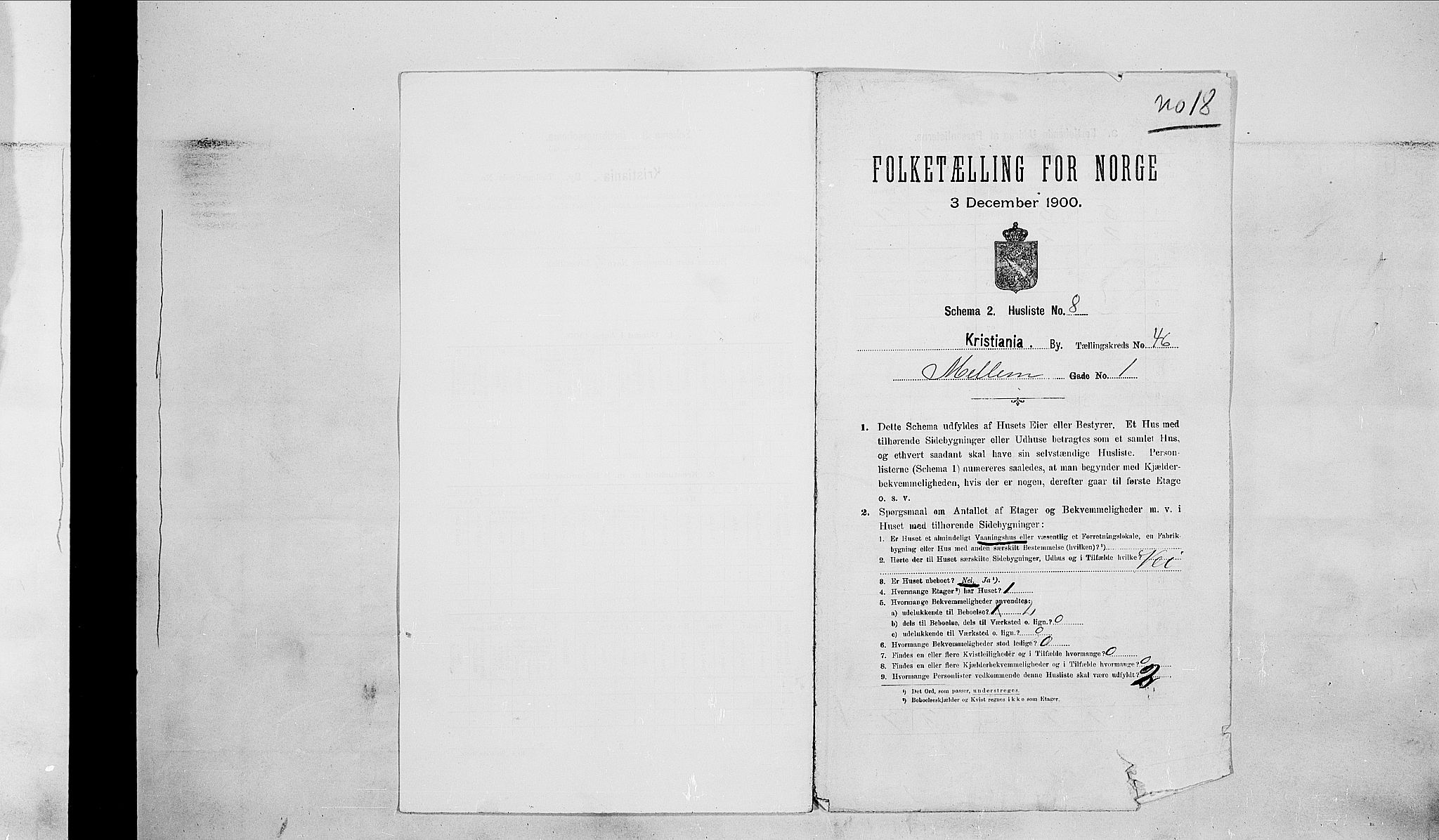 SAO, 1900 census for Kristiania, 1900, p. 59021