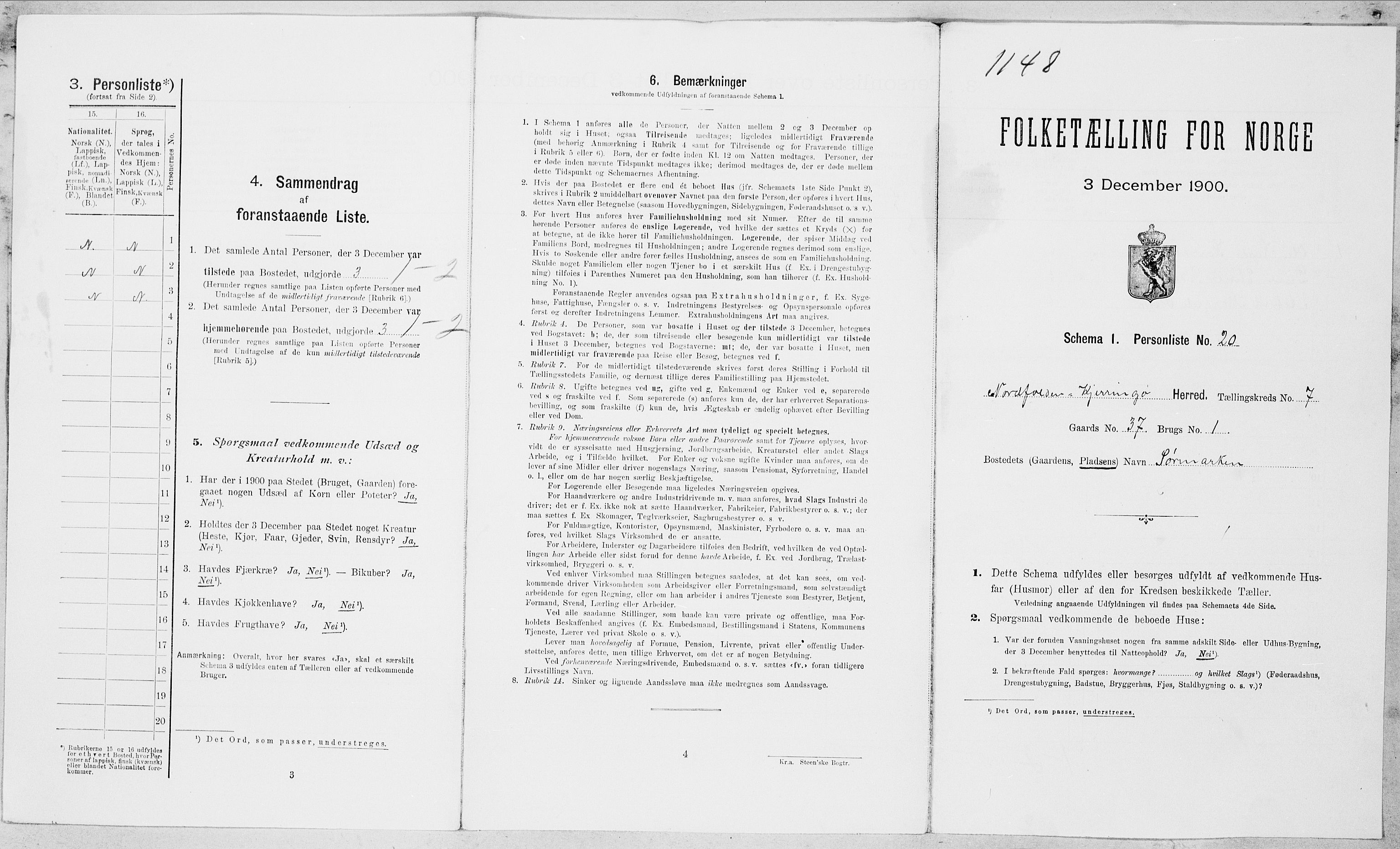 SAT, 1900 census for Nordfold-Kjerringøy, 1900, p. 690