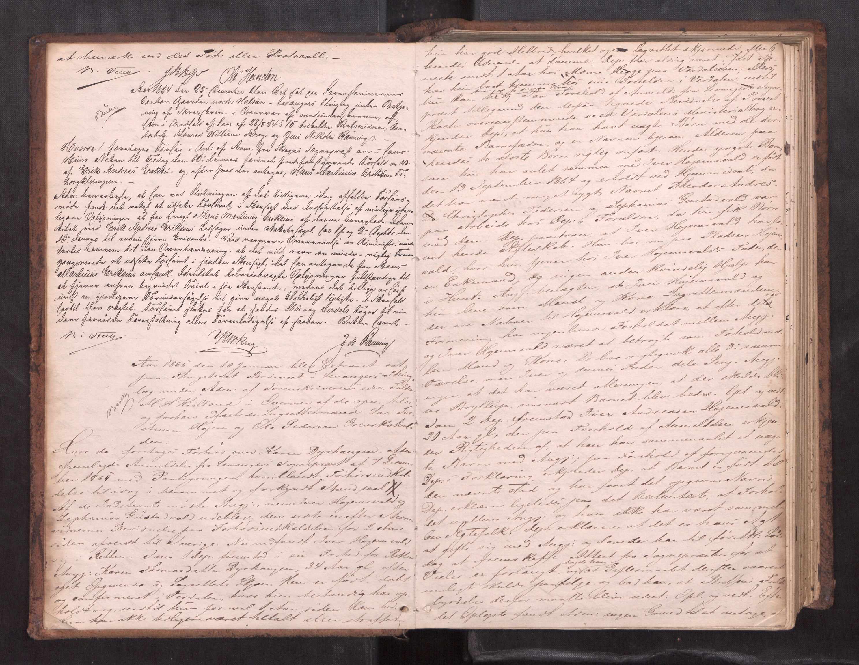 Stjør- og Verdal sorenskriveri, AV/SAT-A-4167/1/1/1B/L0019: Ekstrarettsprotokoll, 1864-1877, p. 5b-6a