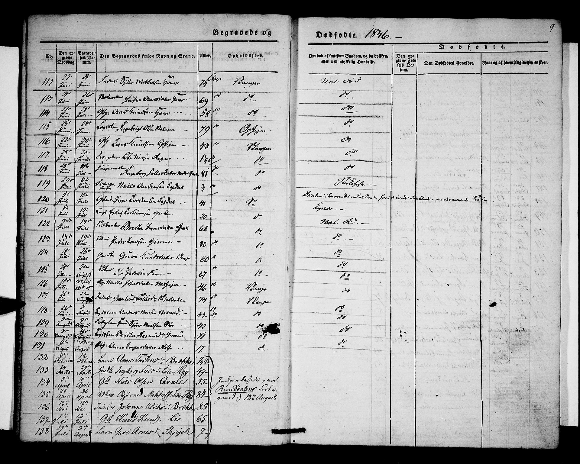 Voss sokneprestembete, AV/SAB-A-79001/H/Haa: Parish register (official) no. A 15, 1845-1855, p. 9