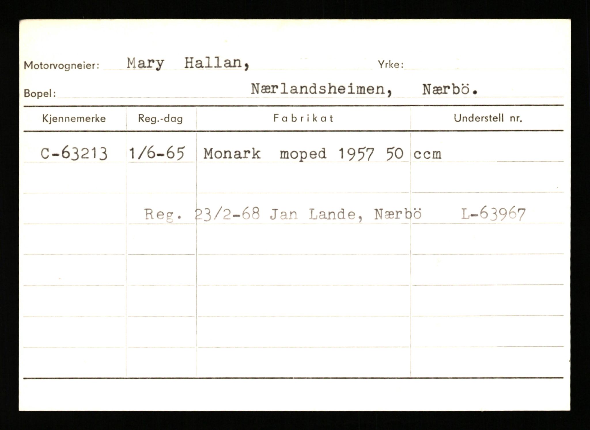 Stavanger trafikkstasjon, AV/SAST-A-101942/0/G/L0007: Registreringsnummer: 49019 - 67460, 1930-1971, p. 2727