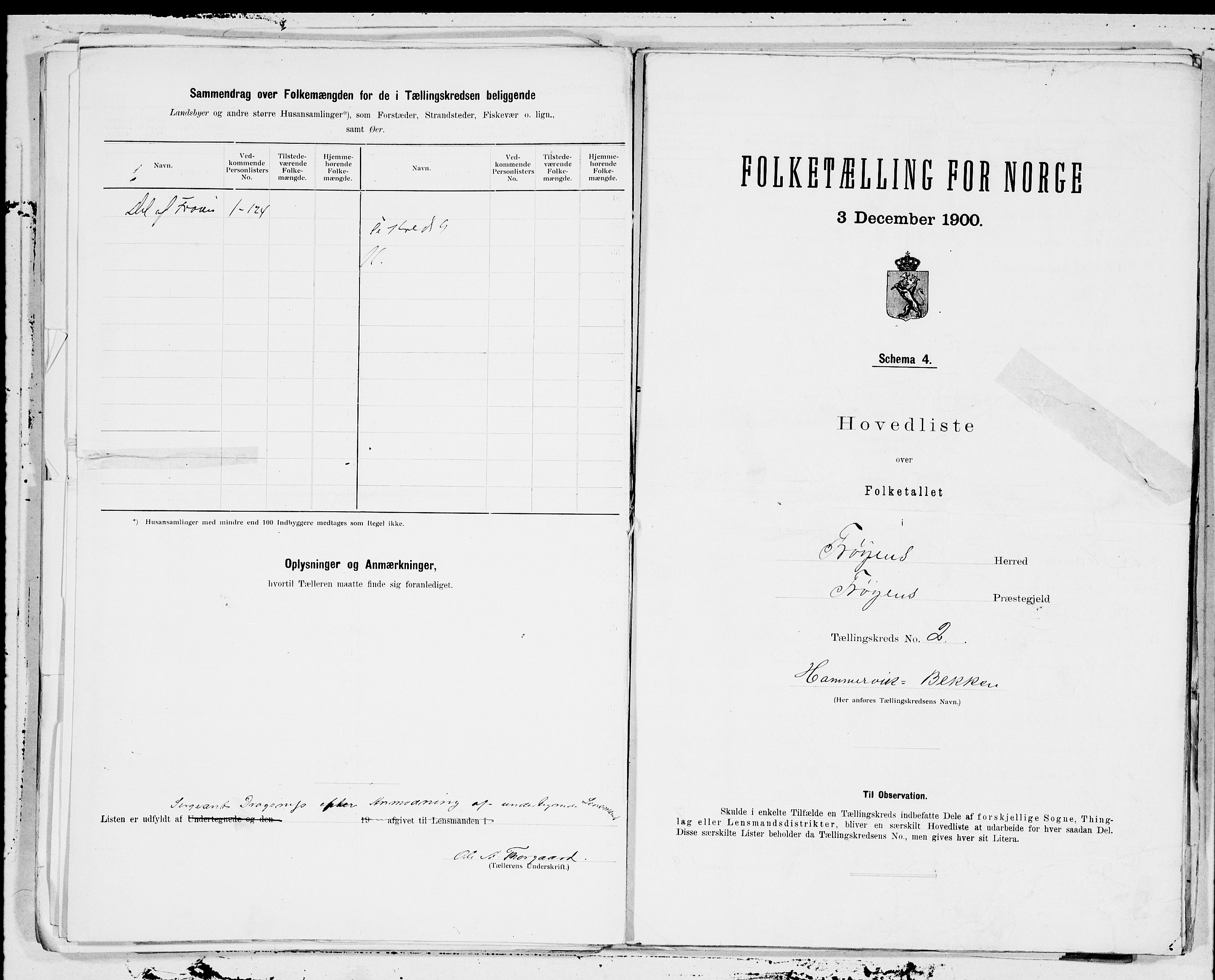 SAT, 1900 census for Frøya, 1900, p. 6