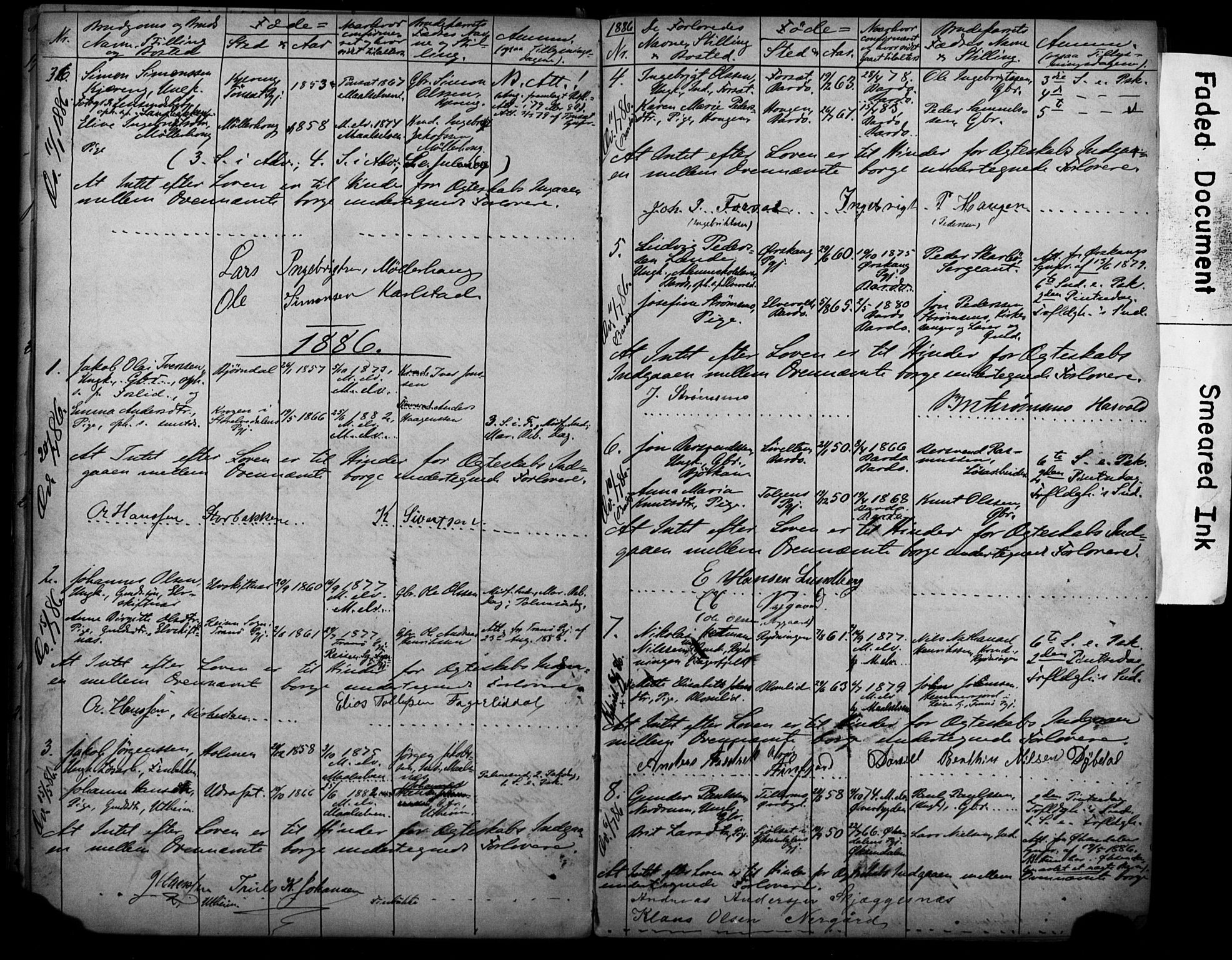 Målselv sokneprestembete, AV/SATØ-S-1311/I/Id/L0038: Banns register no. 38, 1870-1890