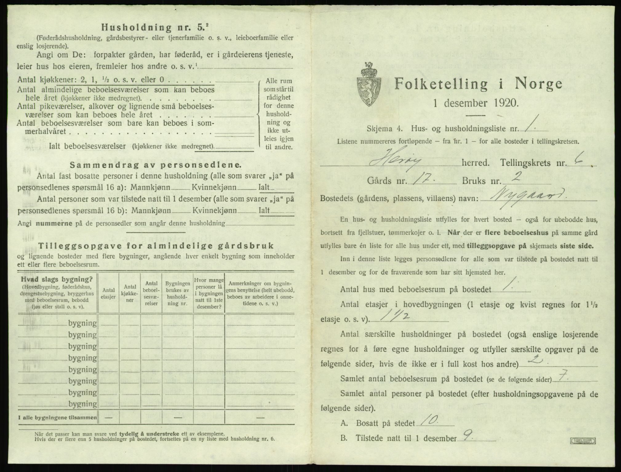 SAT, 1920 census for Herøy (MR), 1920, p. 401