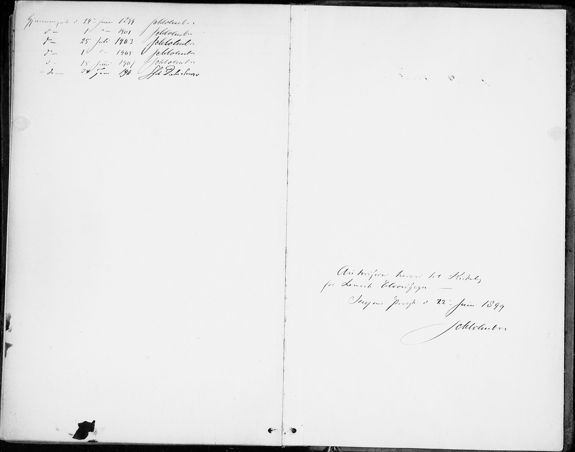 Lenvik sokneprestembete, SATØ/S-1310/H/Ha/Haa/L0014kirke: Parish register (official) no. 14, 1899-1909